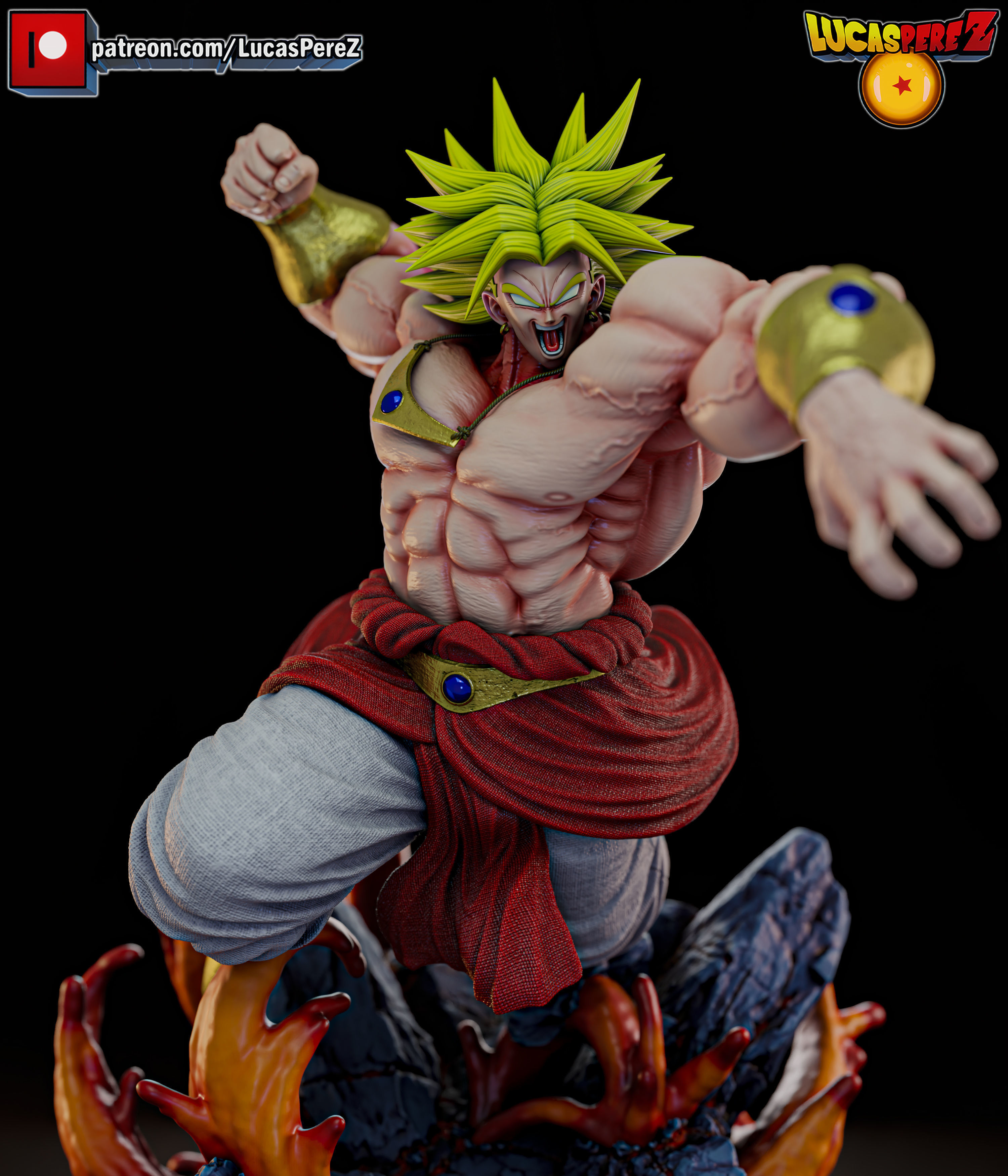 BROLY ESPECIAL 3D print model_7