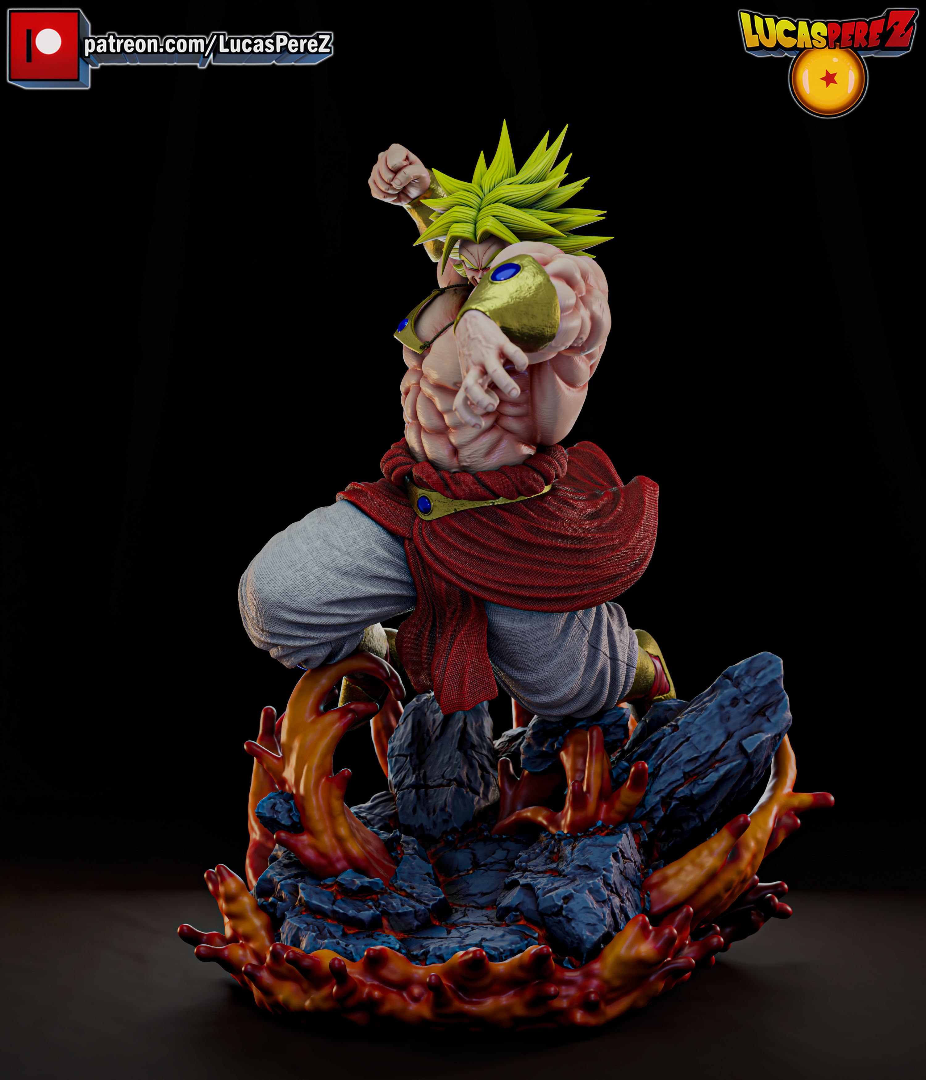 BROLY ESPECIAL 3D print model_6