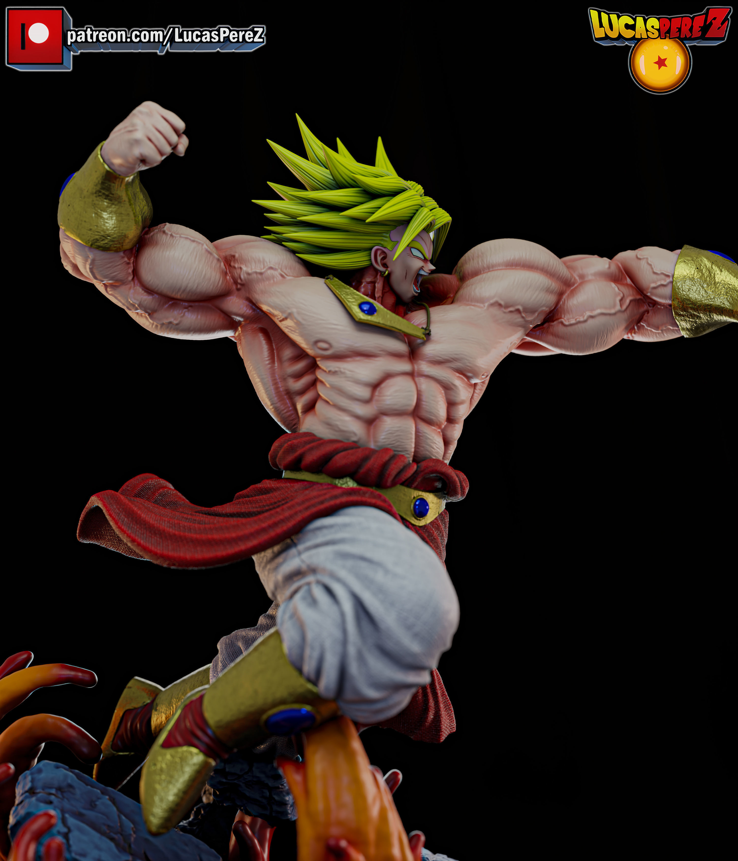 BROLY ESPECIAL 3D print model_11