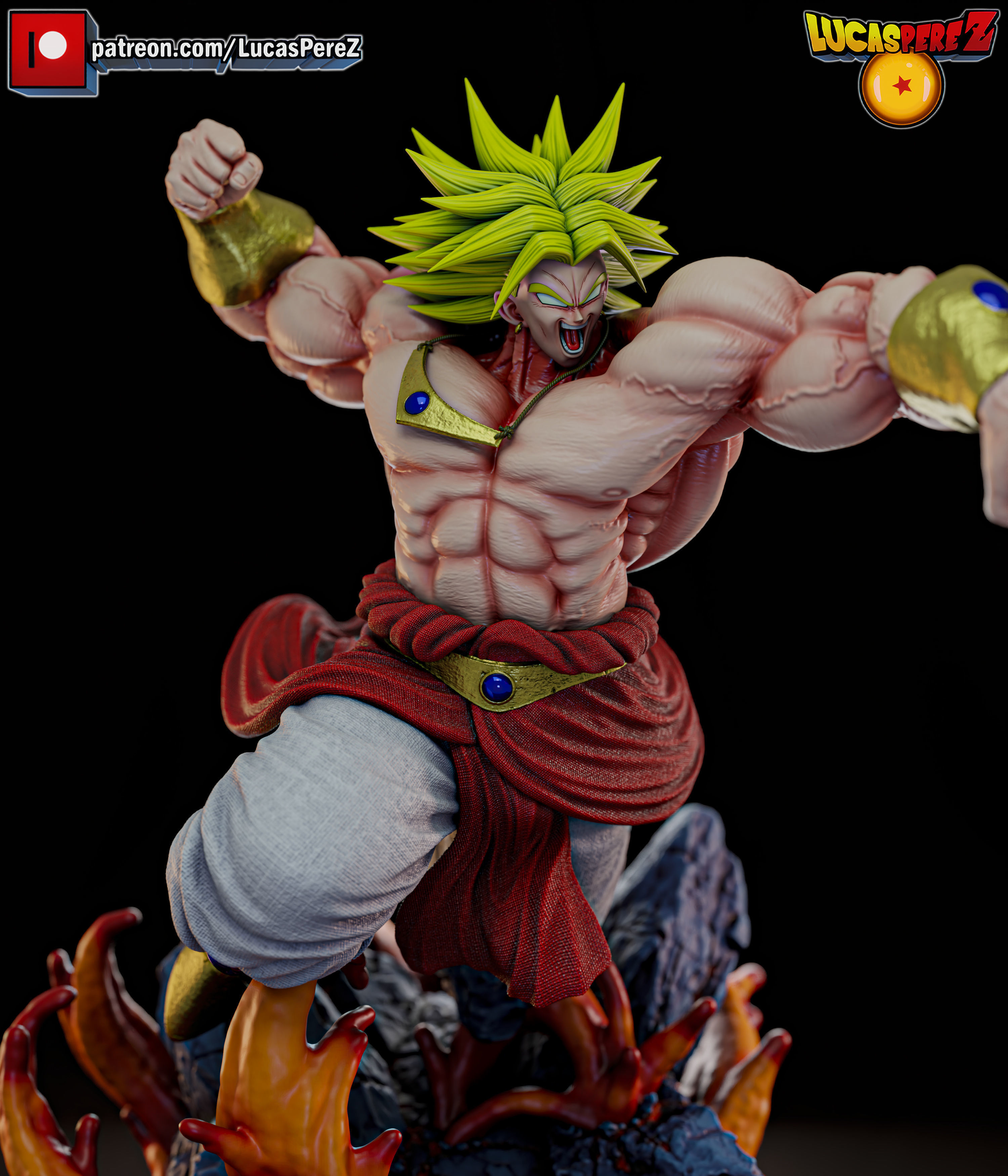 BROLY ESPECIAL 3D print model_9