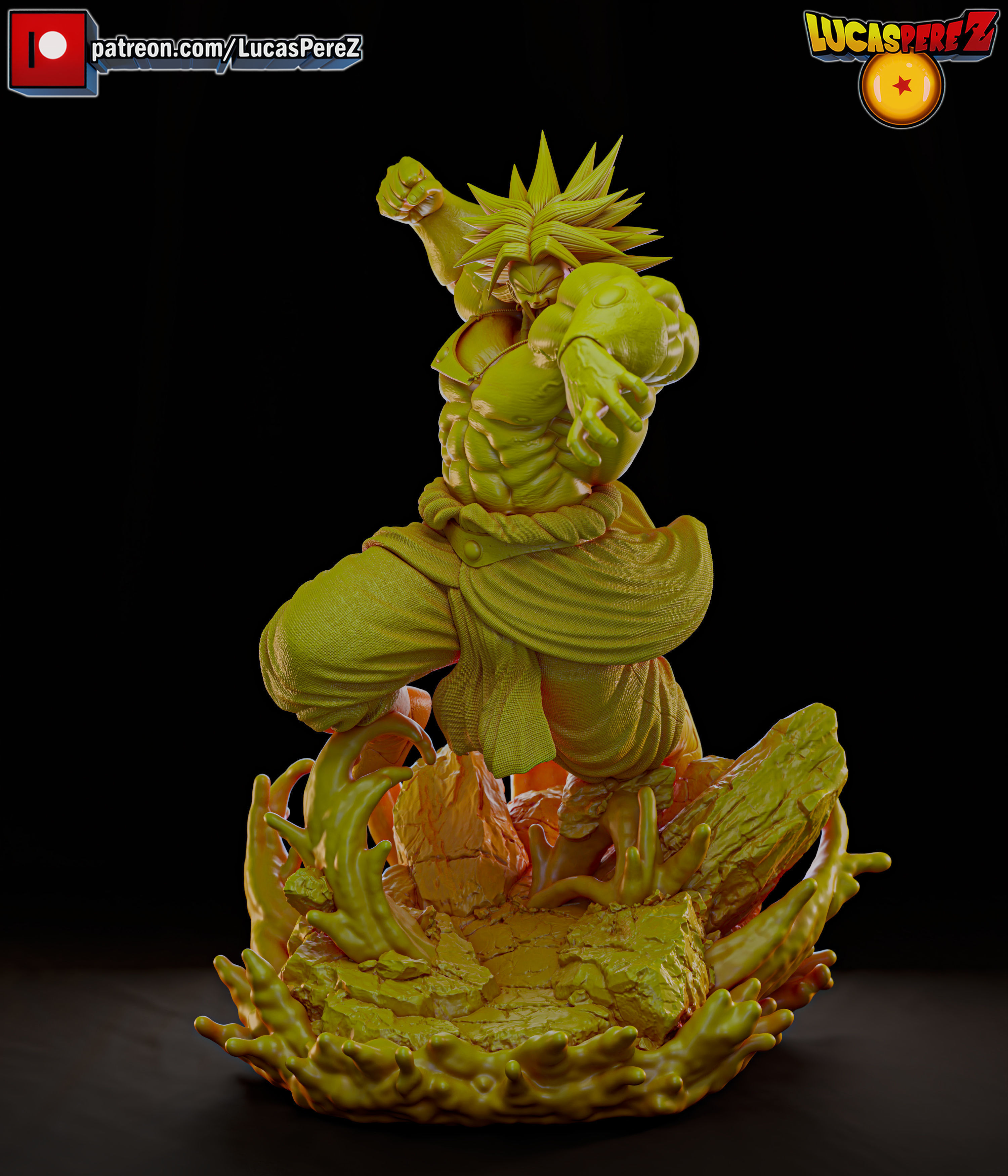 BROLY ESPECIAL 3D print model_22