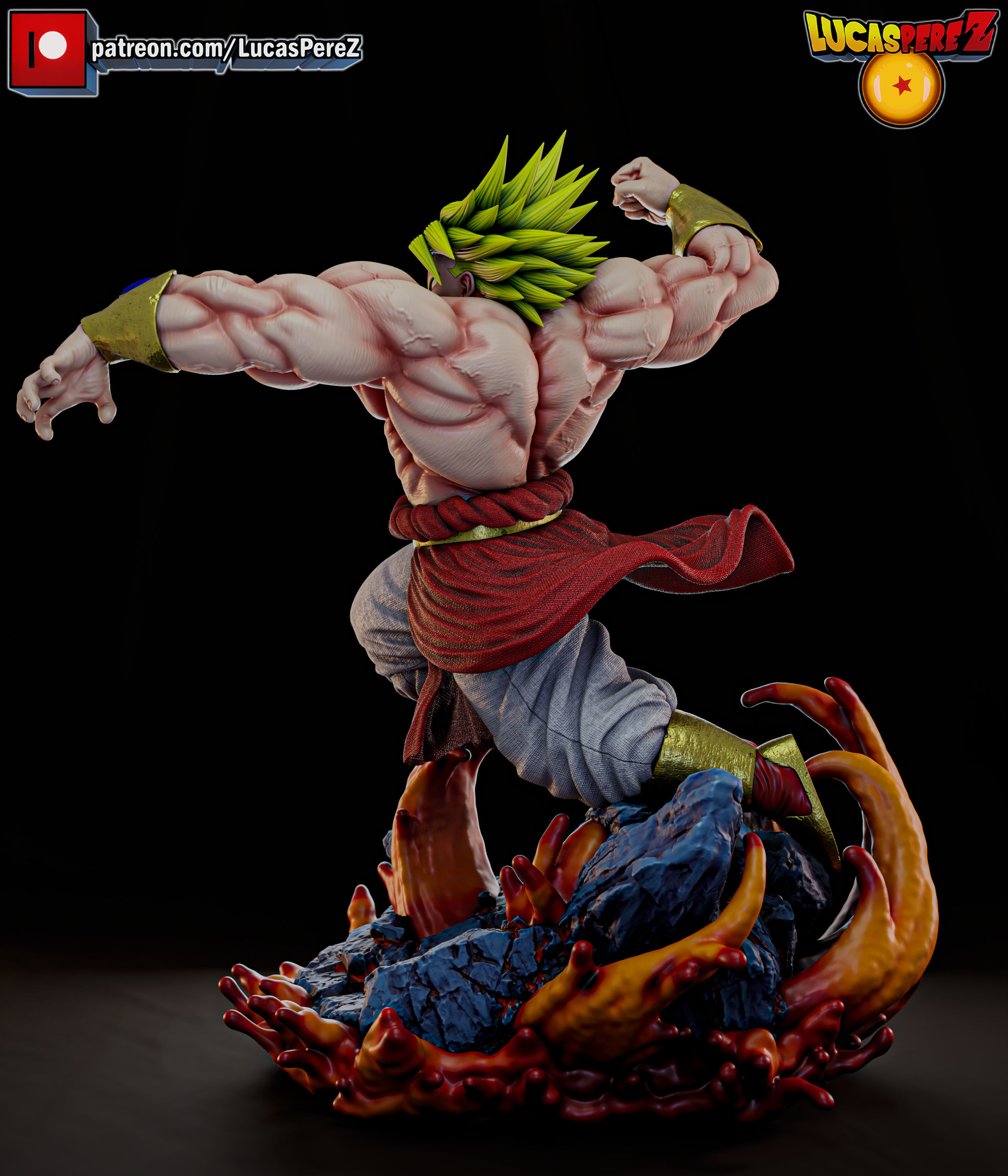 BROLY ESPECIAL 3D print model_5