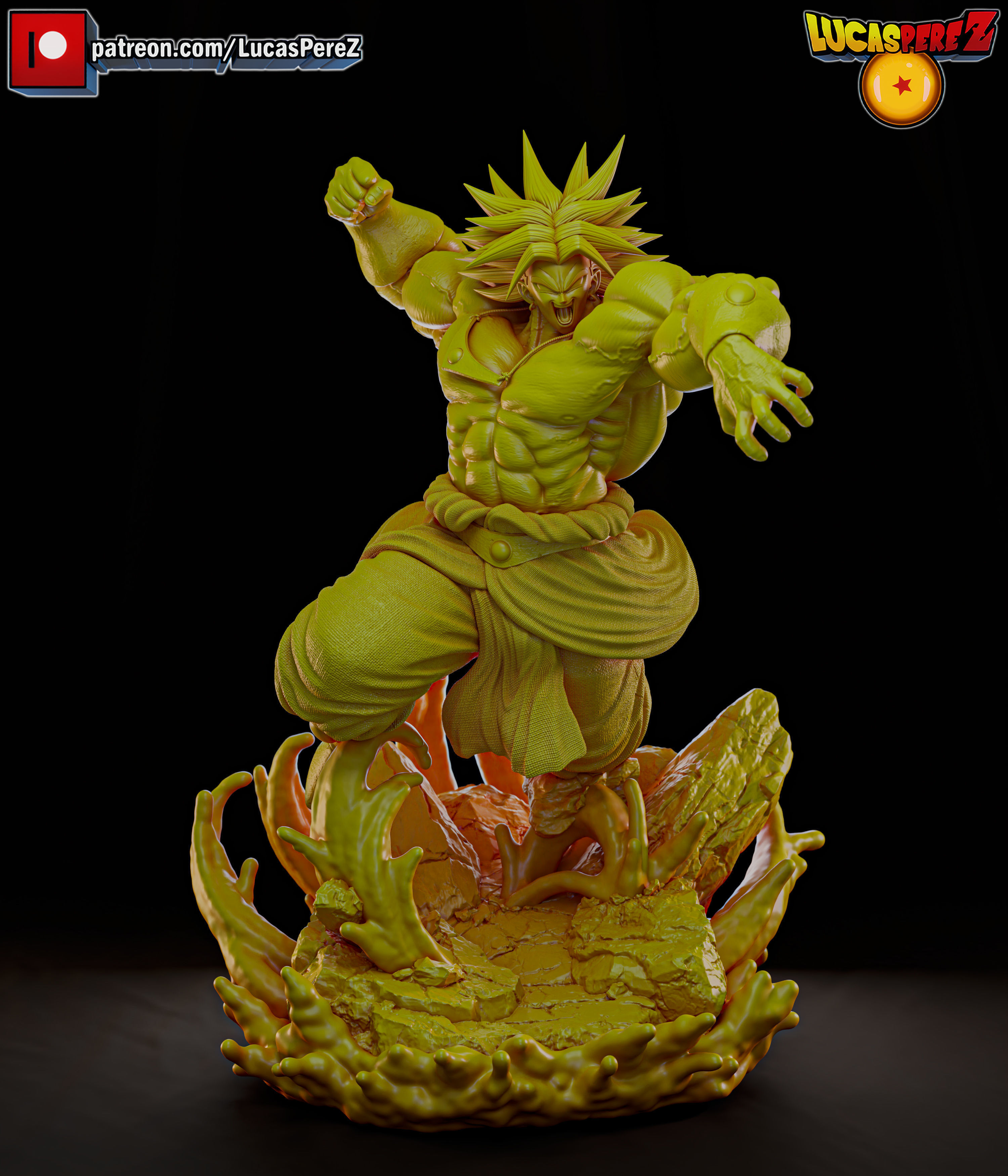 BROLY ESPECIAL 3D print model_17