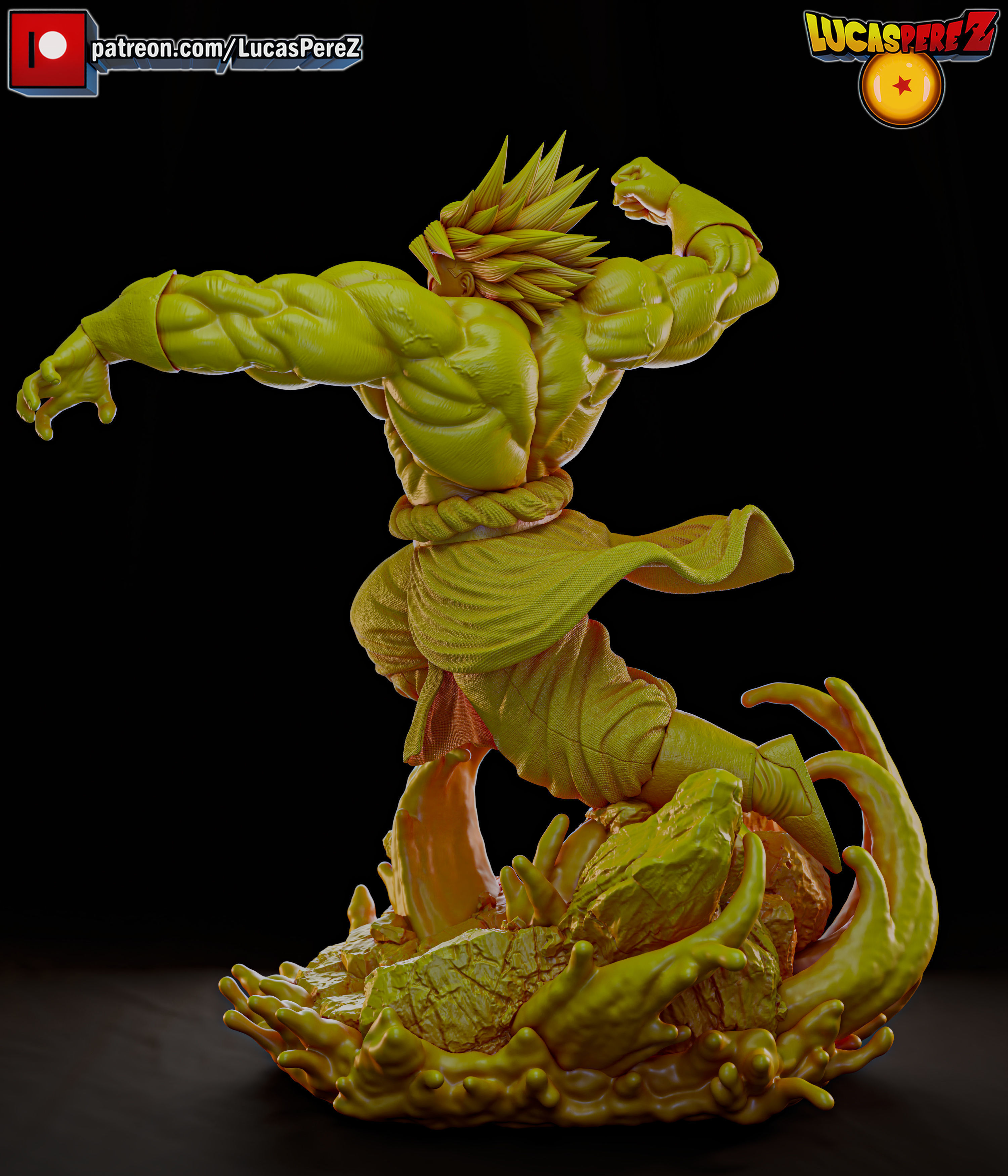 BROLY ESPECIAL 3D print model_21