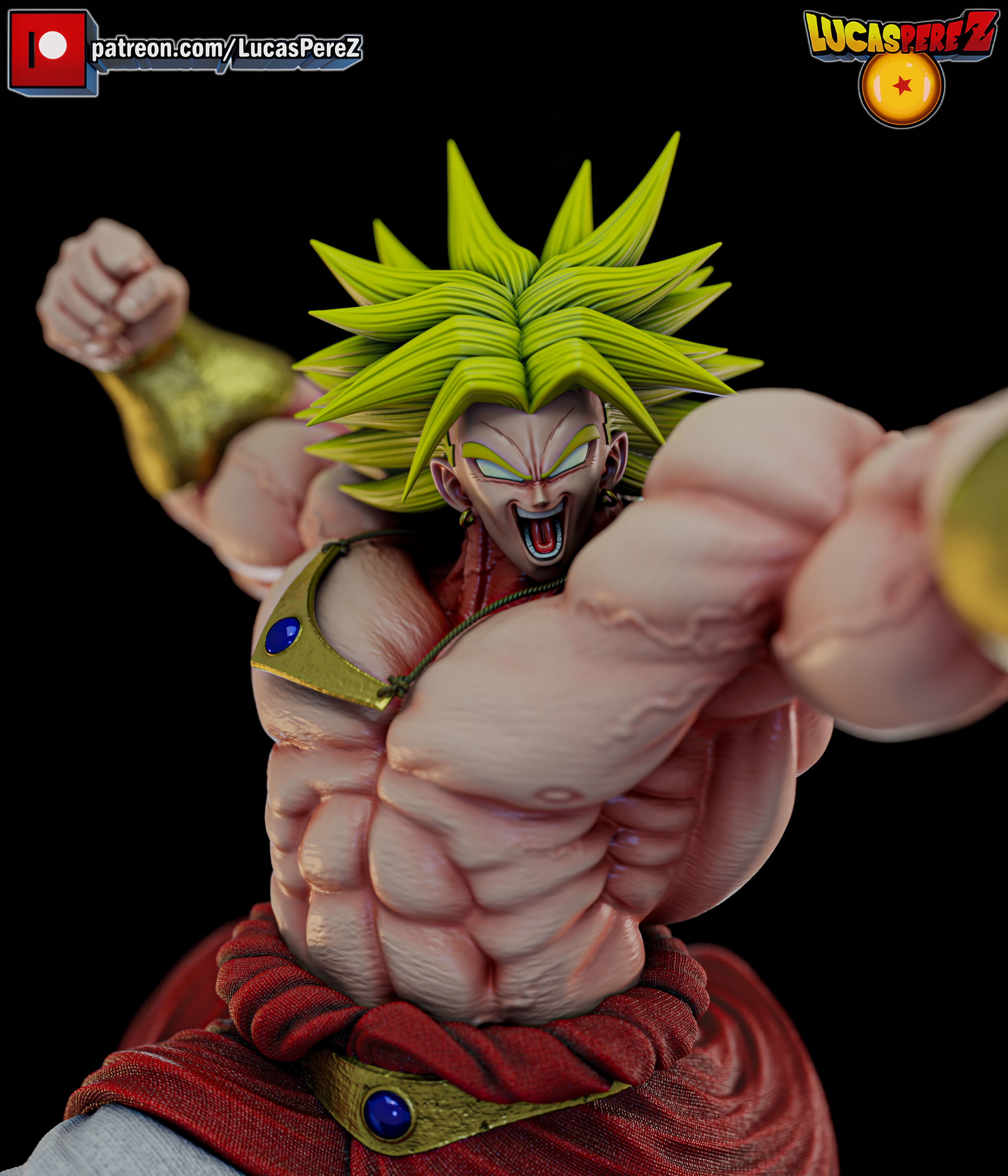 BROLY ESPECIAL 3D print model_8