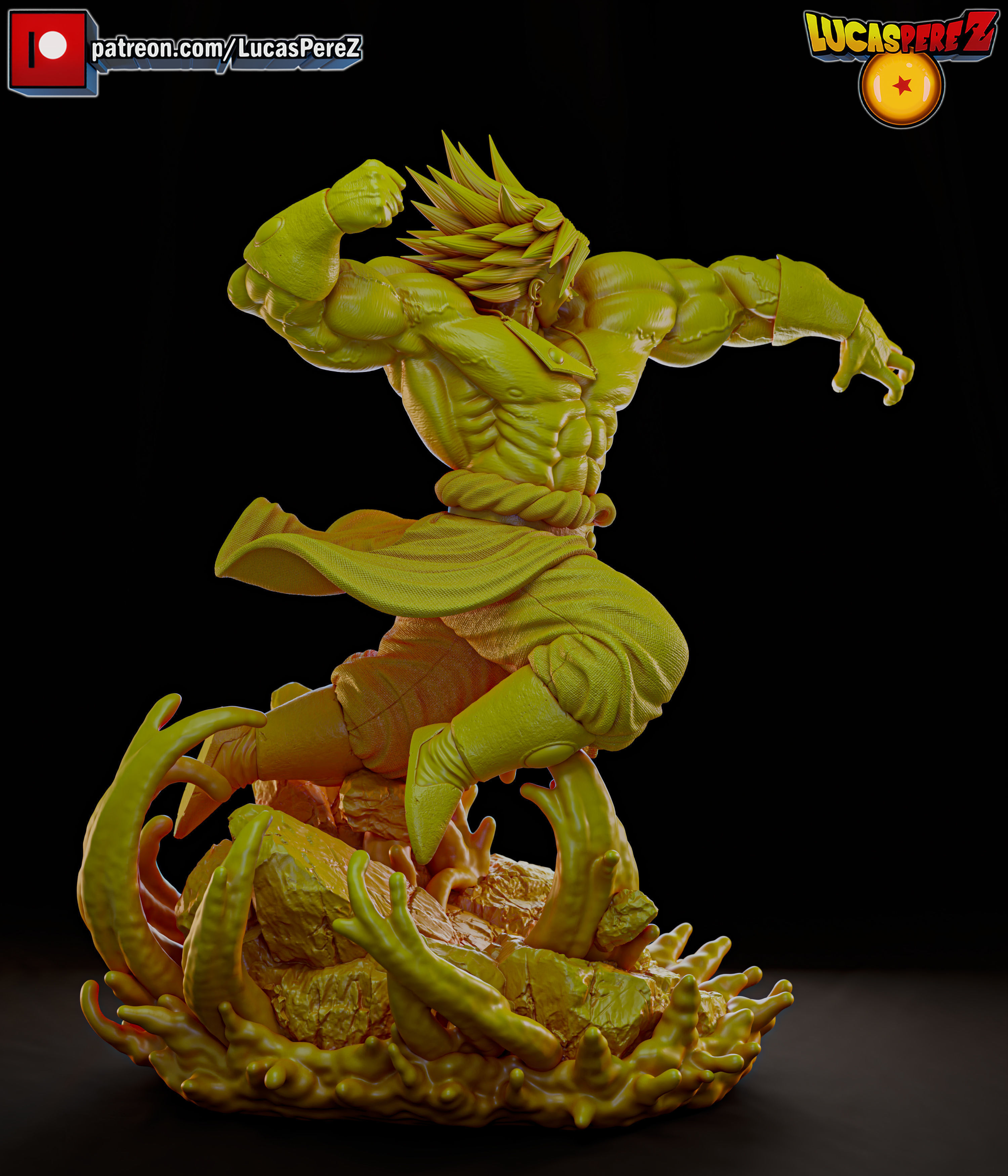 BROLY ESPECIAL 3D print model_19