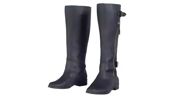 Side Zipper Boots