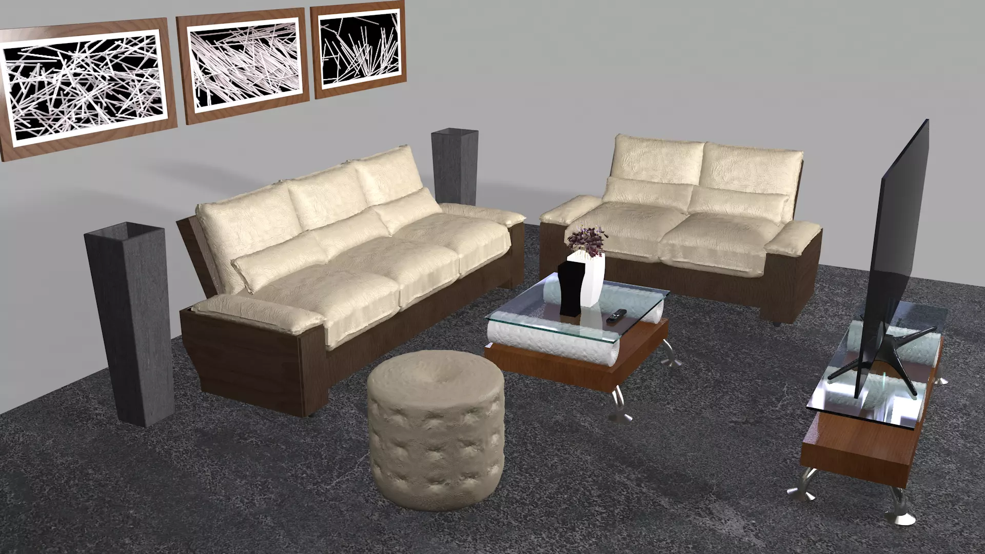 Sofa Dalle One 3D model