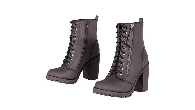 Soda Boots Closed Low-poly 3D model