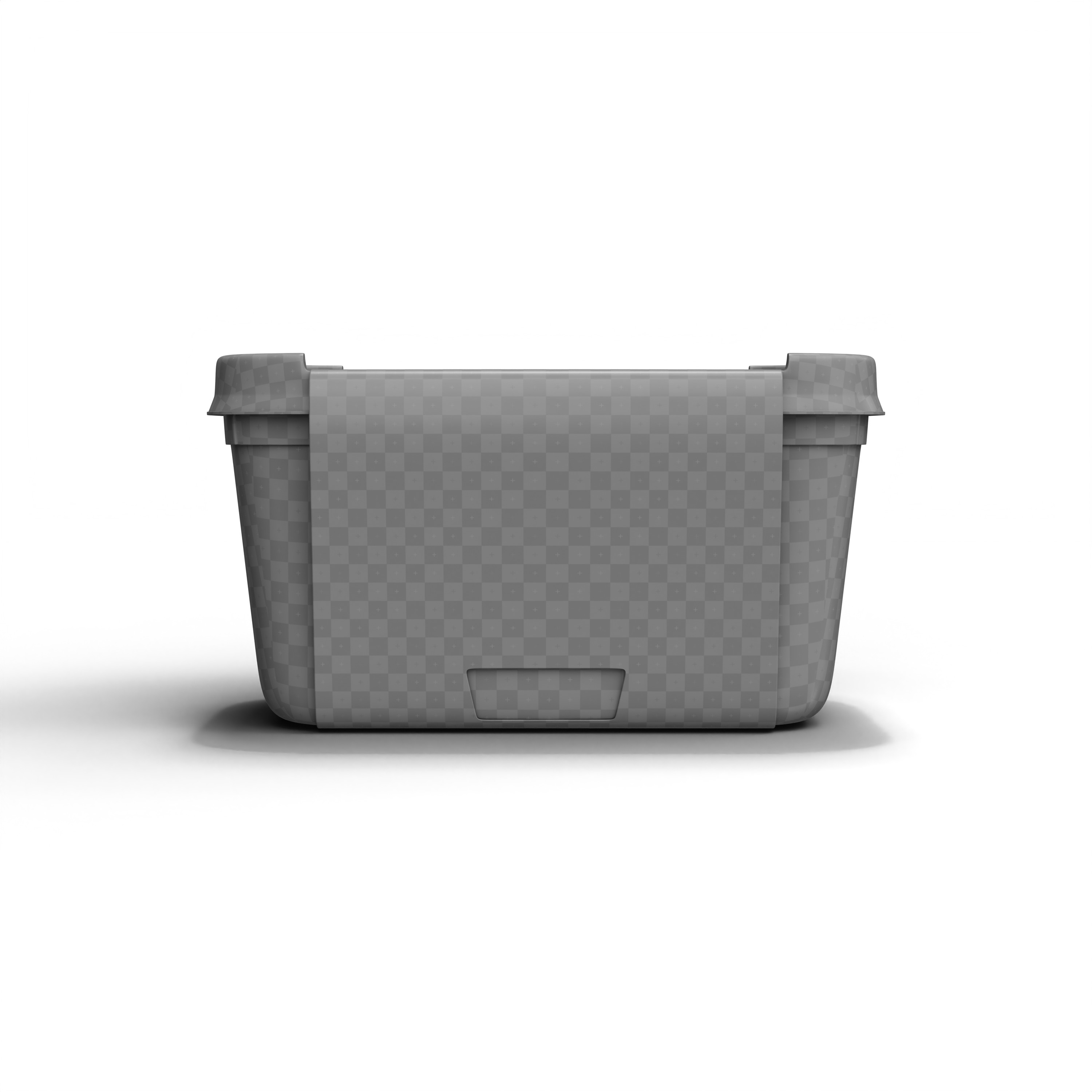 Food Packaging IceCream Pot Package 3D Mockup 3D model 3D model_5