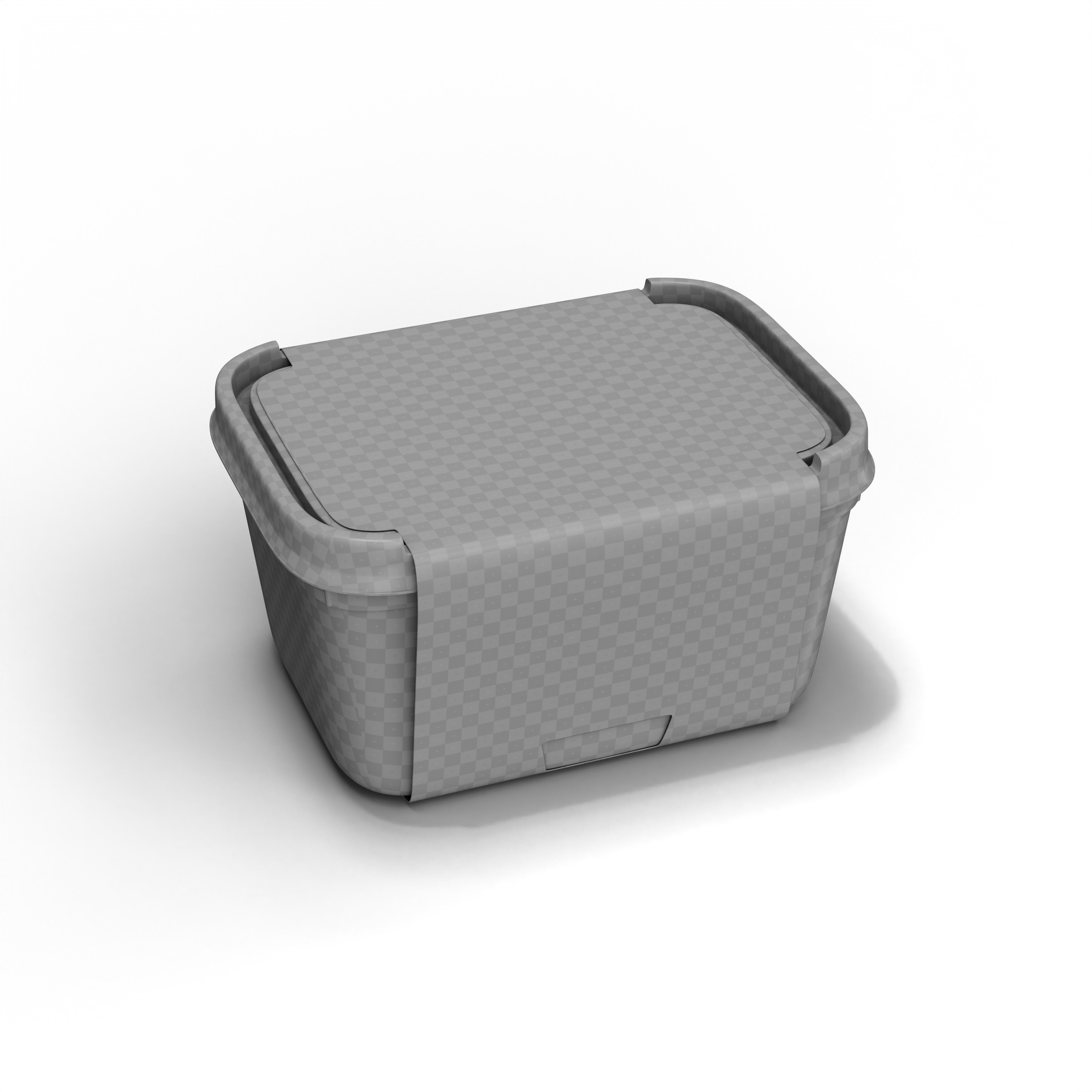 Food Packaging IceCream Pot Package 3D Mockup 3D model 3D model_7