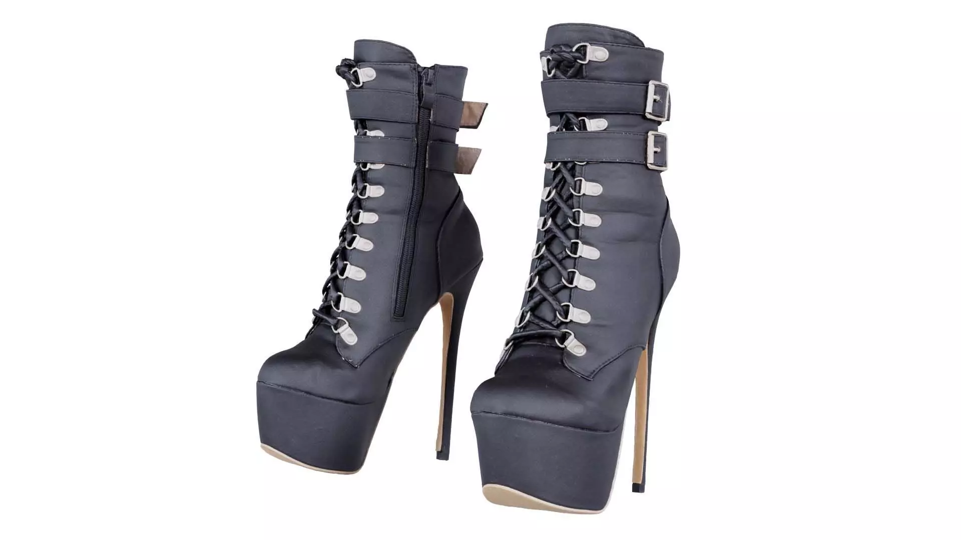 Thin Stiletto Heels Low-poly 3D model