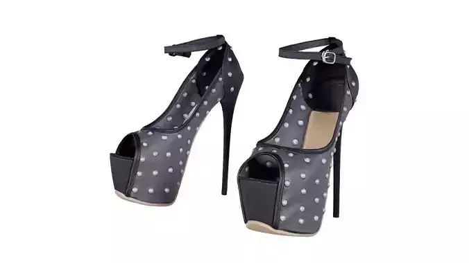 Transparant Spikes Heels