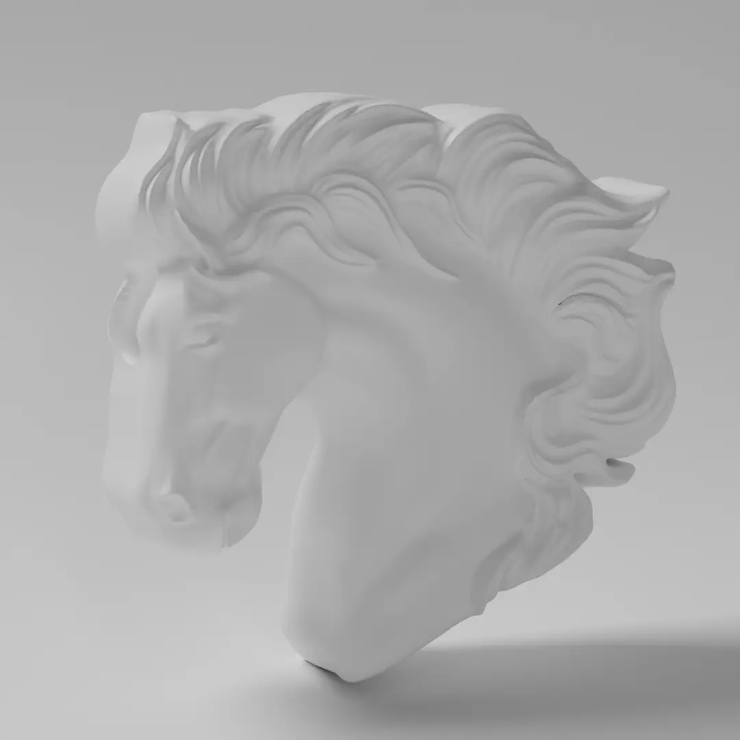 horse charm 3D print model_0