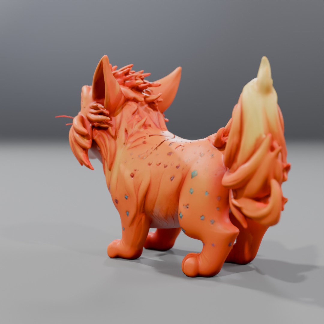 FireFeline 3D model_4