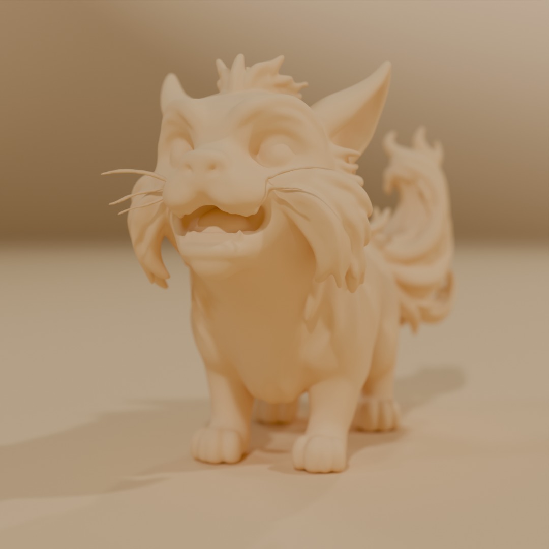 FireFeline 3D model_1