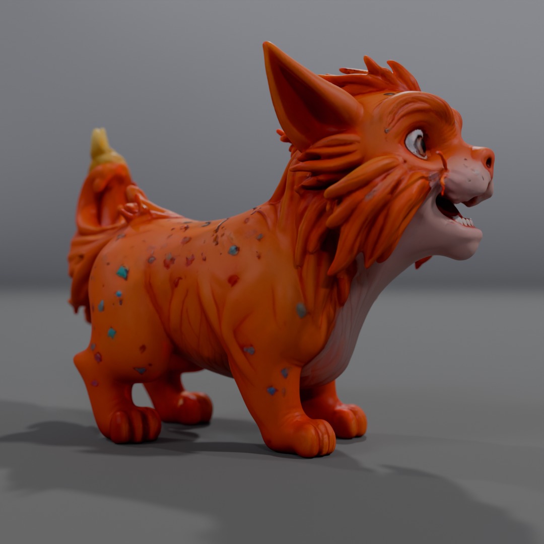 FireFeline 3D model_2