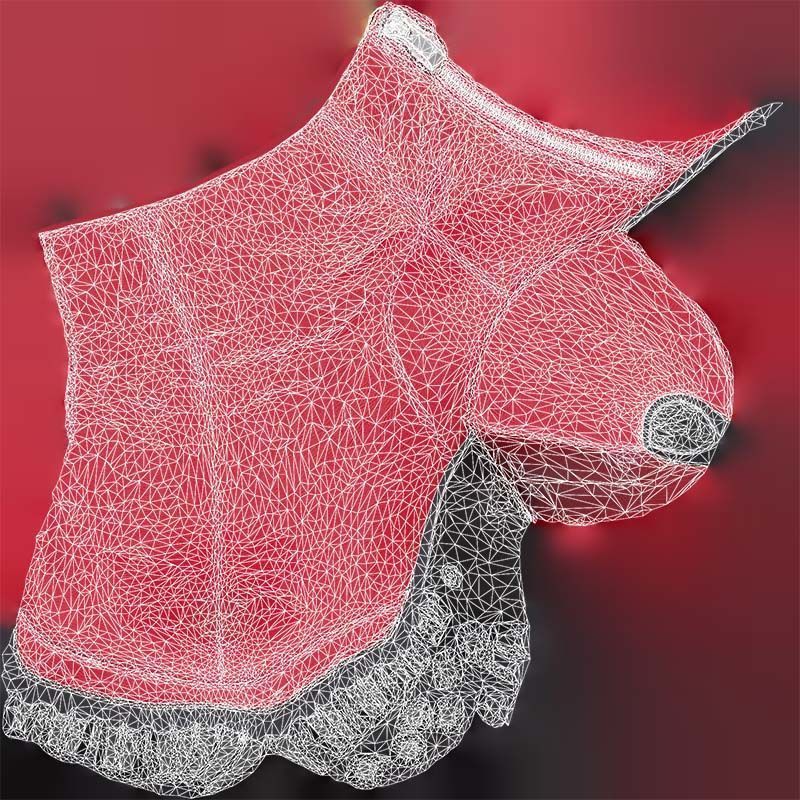 Zipper Sole Boots Low-poly 3D model_14