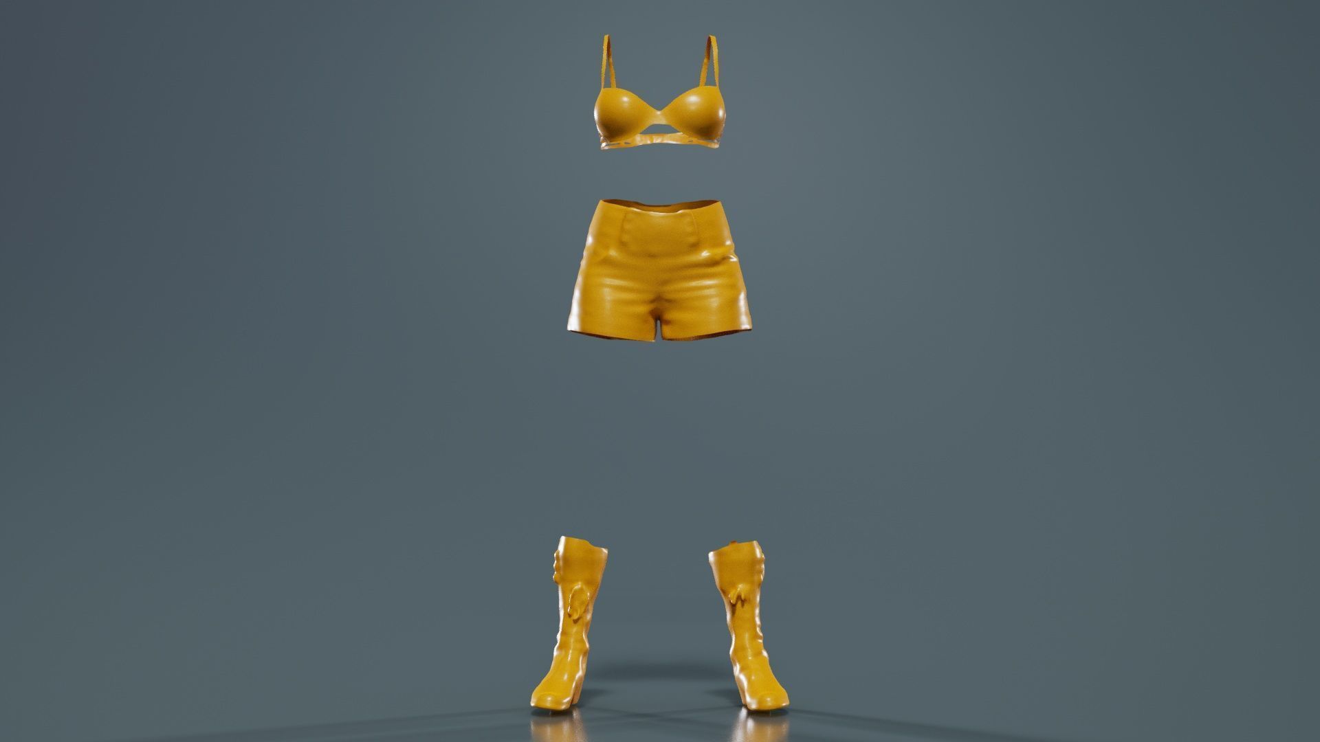 Adventure Outfit Low-poly 3D model_12