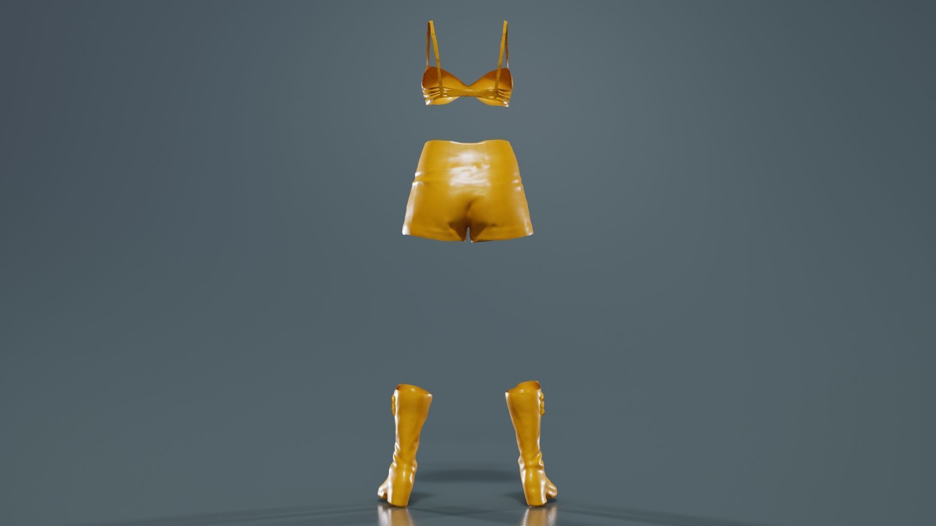 Adventure Outfit Low-poly 3D model_13