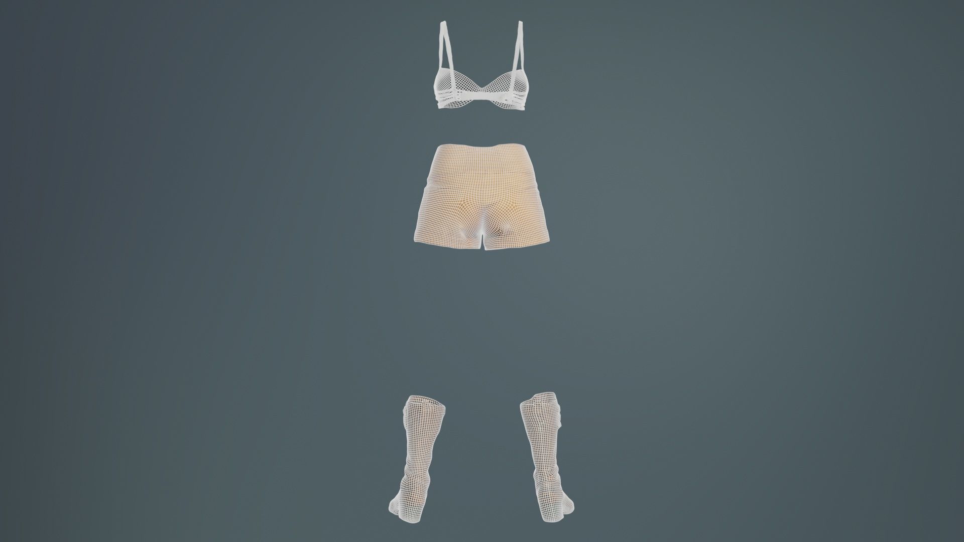 Adventure Outfit Low-poly 3D model_10