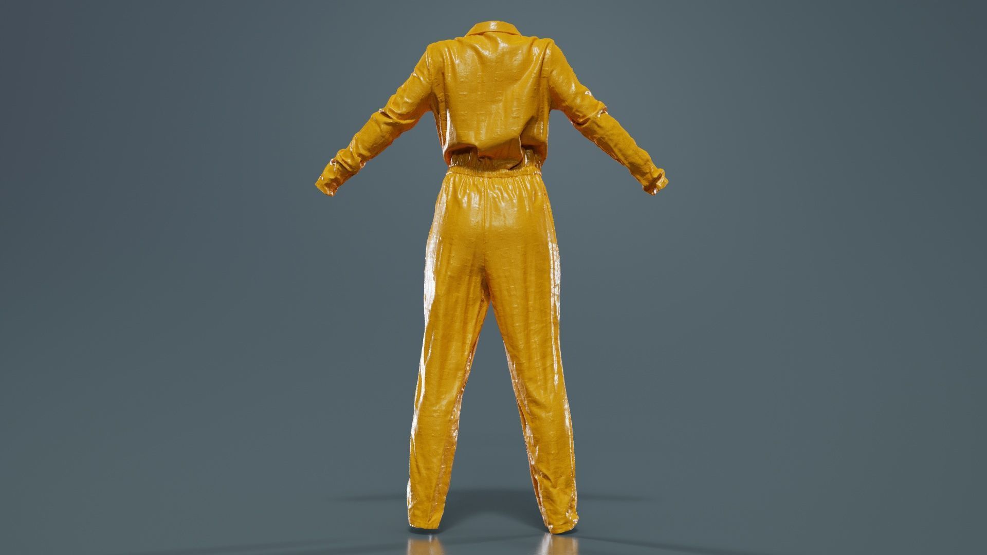 Checker Suit Low-poly 3D model_13
