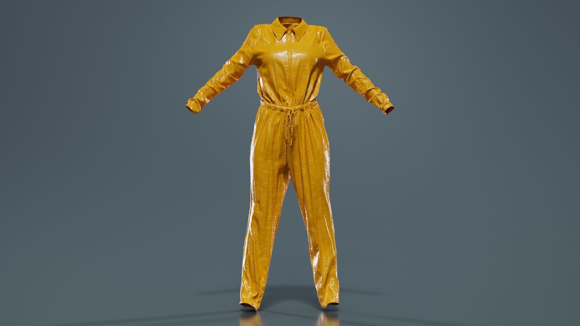 Checker Suit Low-poly 3D model_12