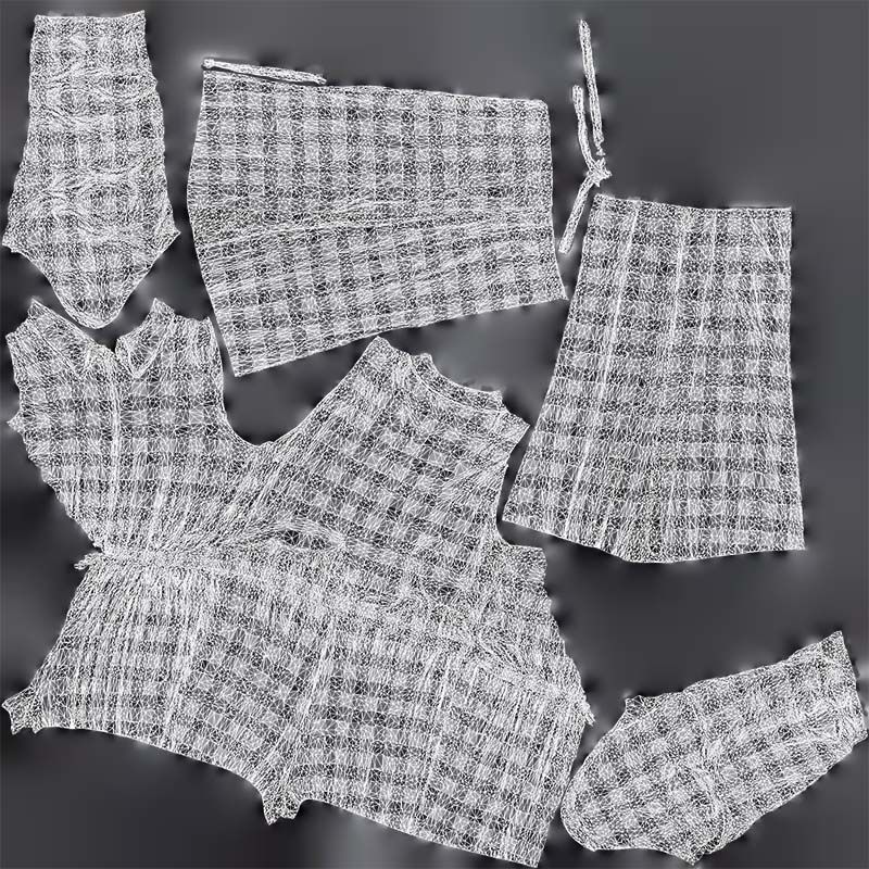 Checker Suit Low-poly 3D model_14