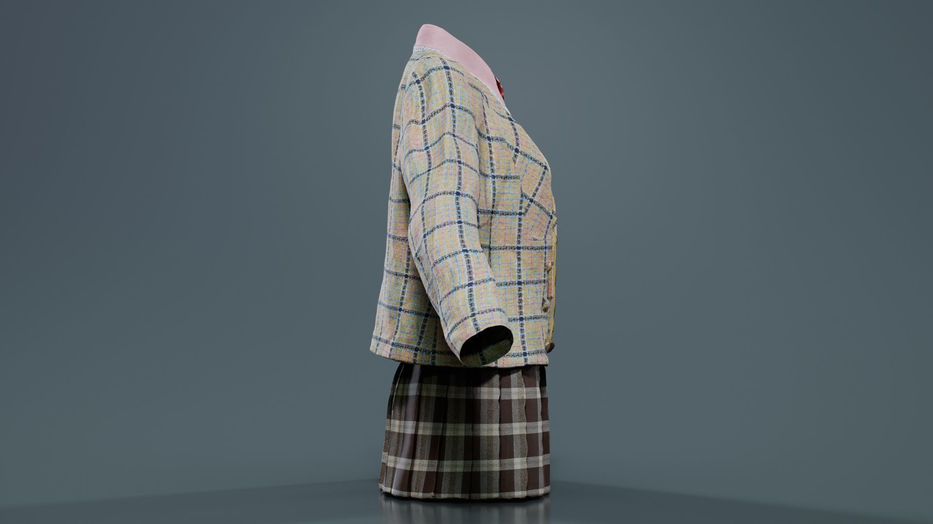 Clueless 1 Low-poly 3D model_1
