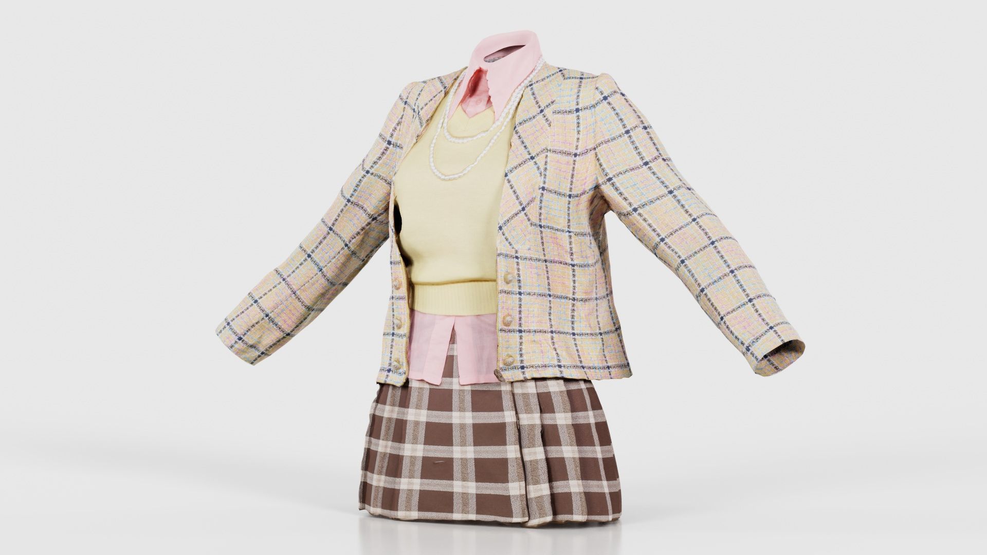 Clueless 1 Low-poly 3D model_26