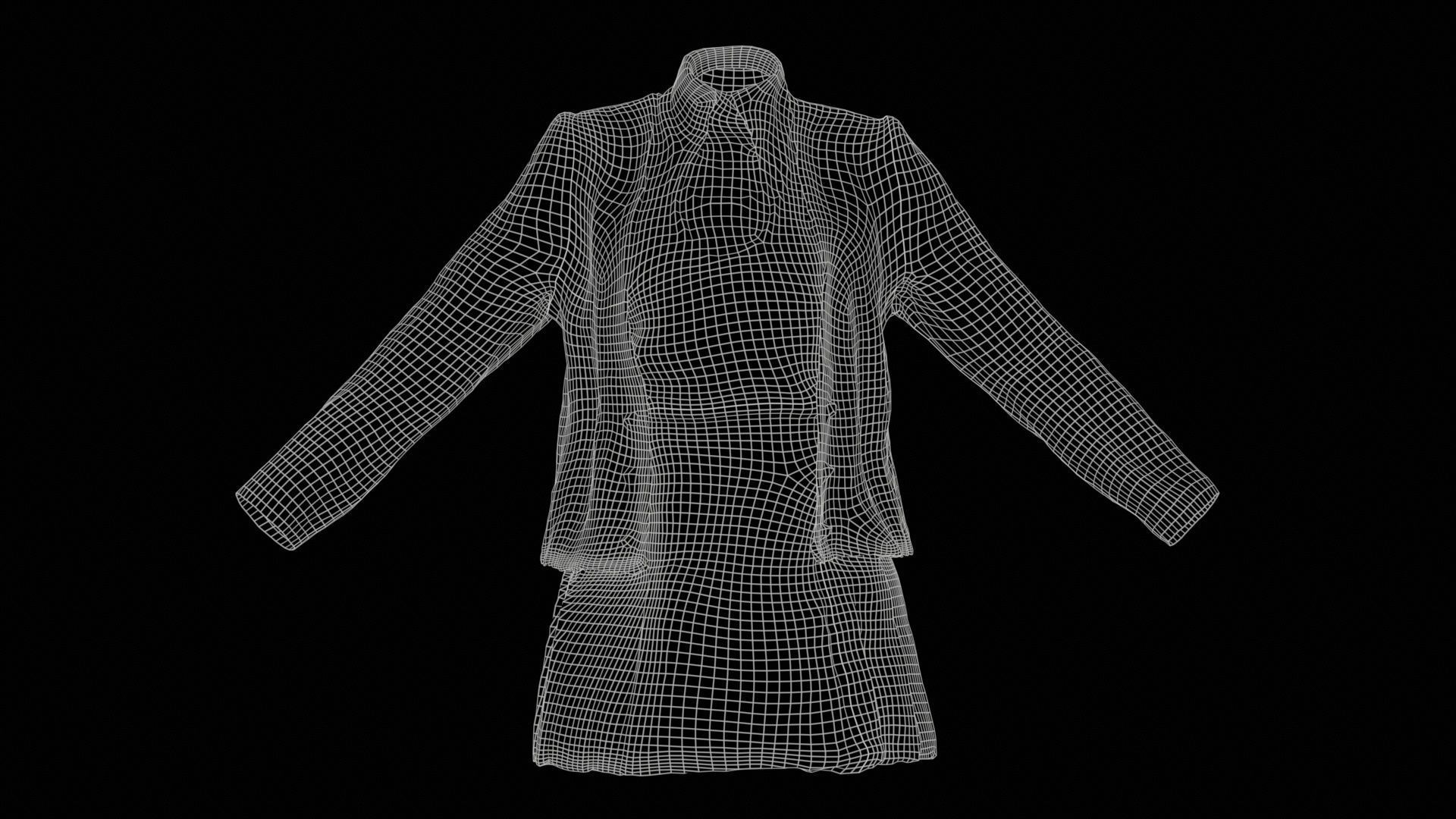 Clueless 1 Low-poly 3D model_11