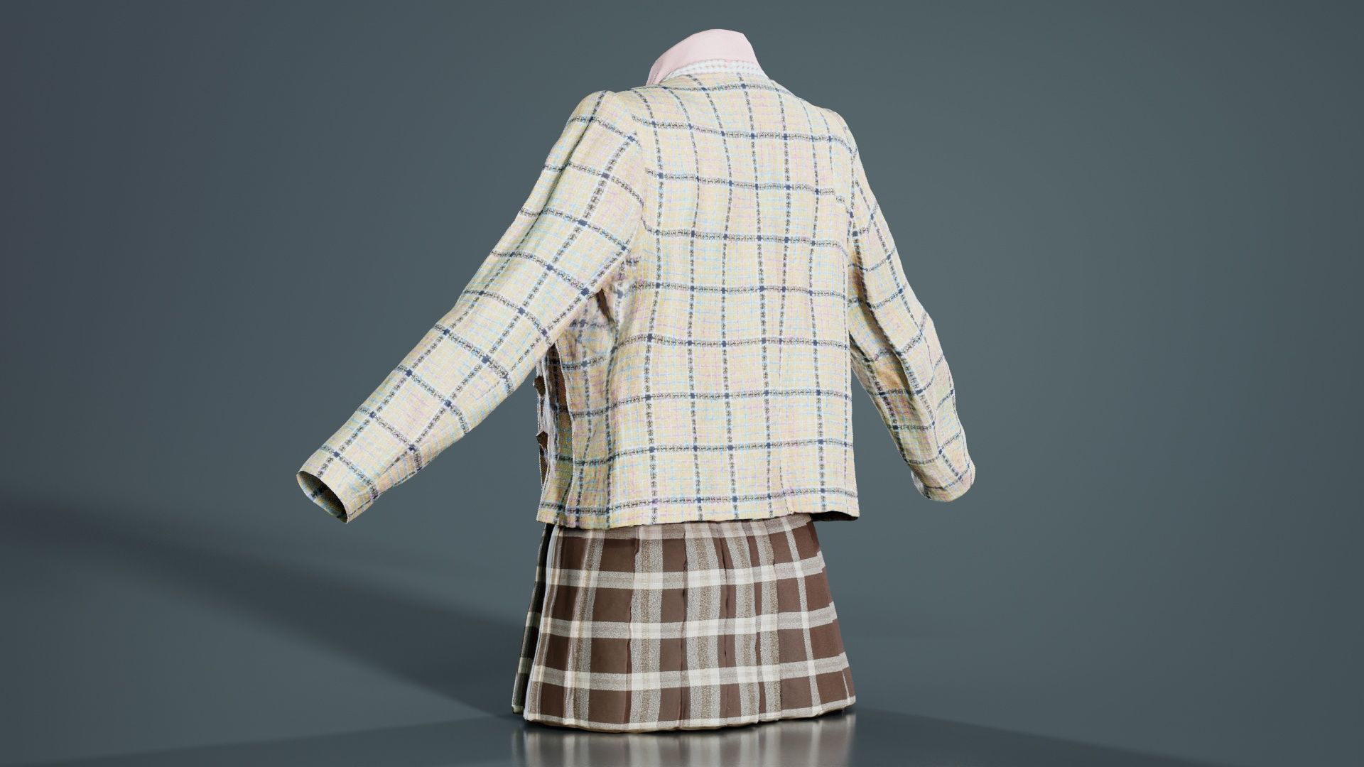 Clueless 1 Low-poly 3D model_8