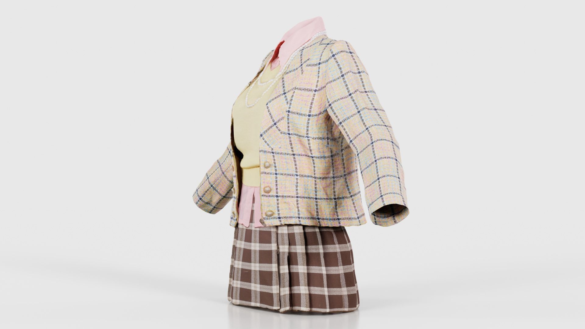 Clueless 1 Low-poly 3D model_25