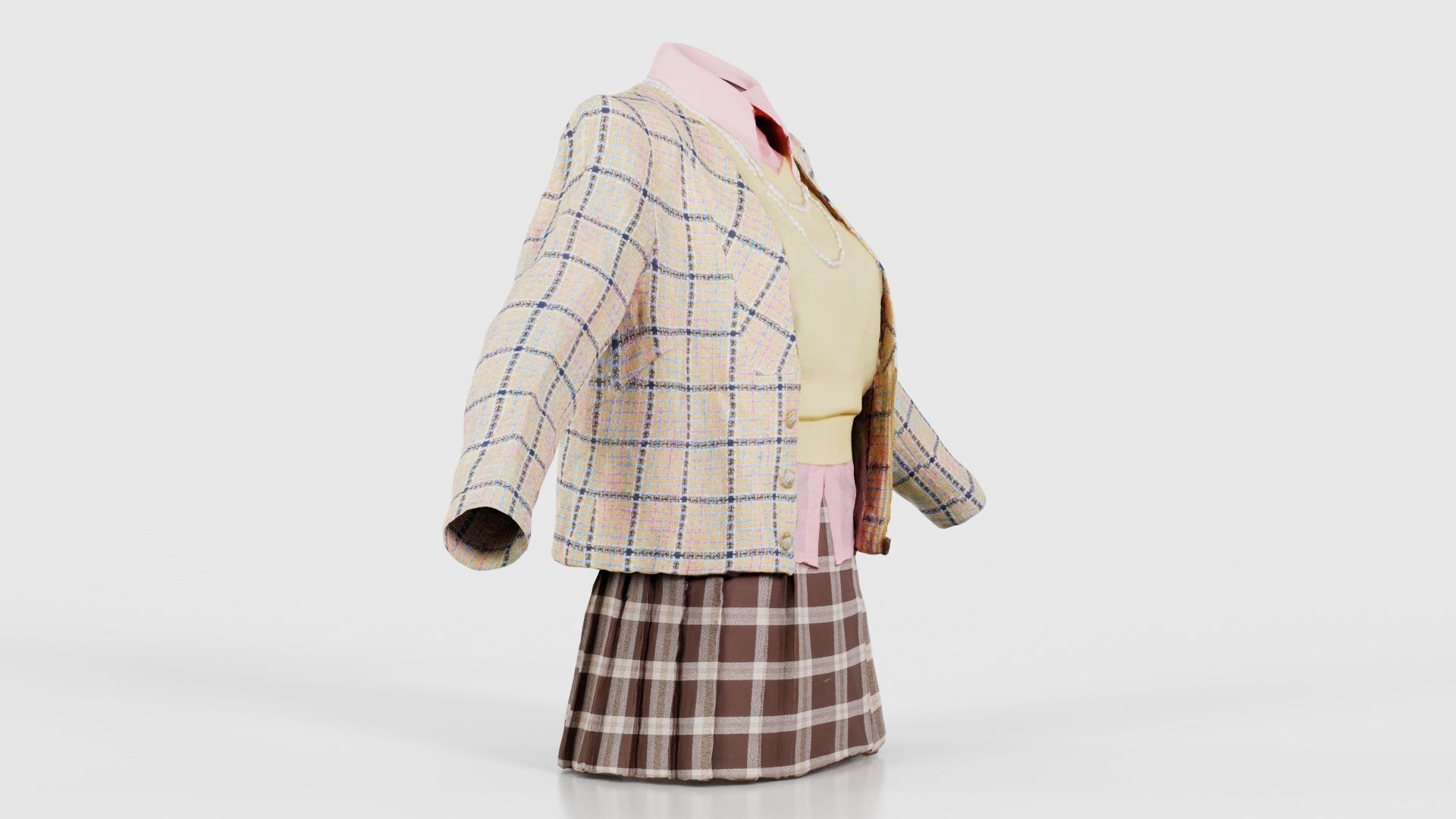 Clueless 1 Low-poly 3D model_17