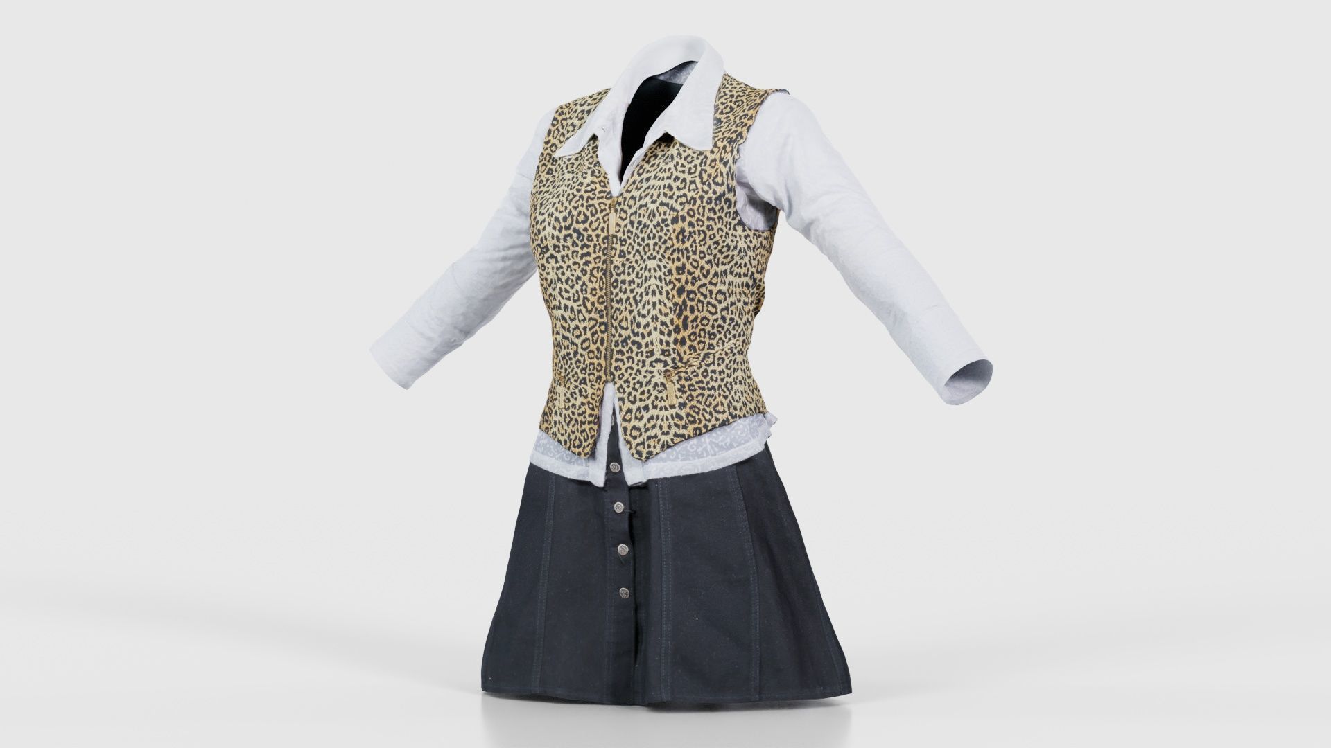 Clueless 3 Low-poly 3D model_26