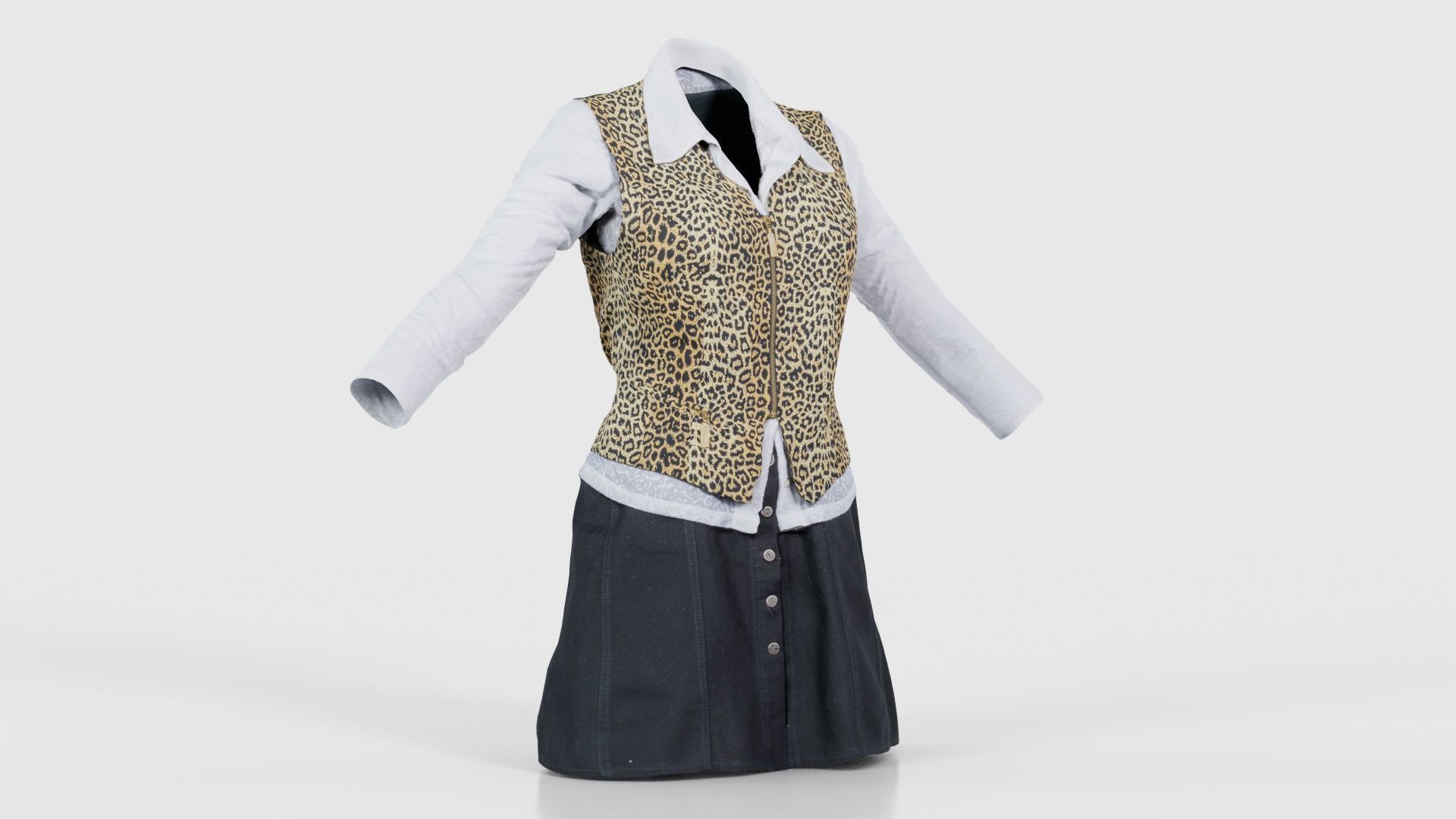 Clueless 3 Low-poly 3D model_16