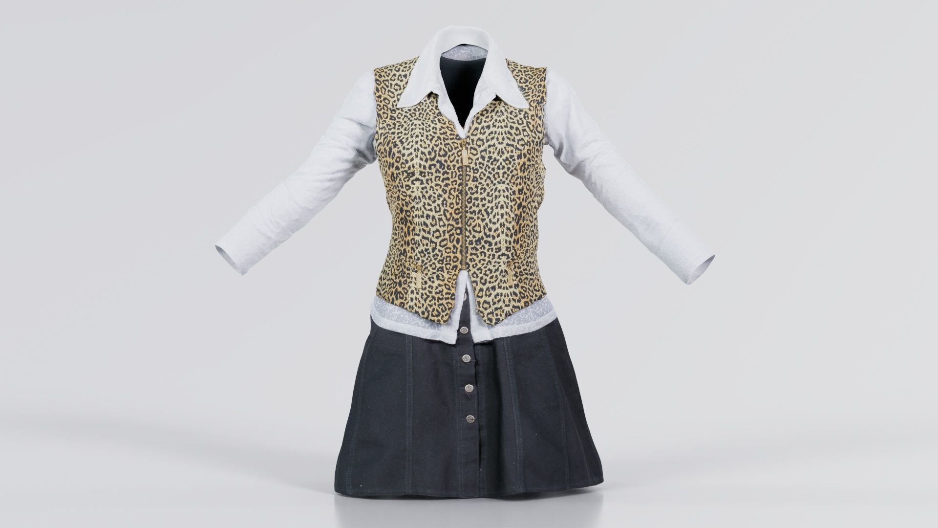 Clueless 3 Low-poly 3D model_3