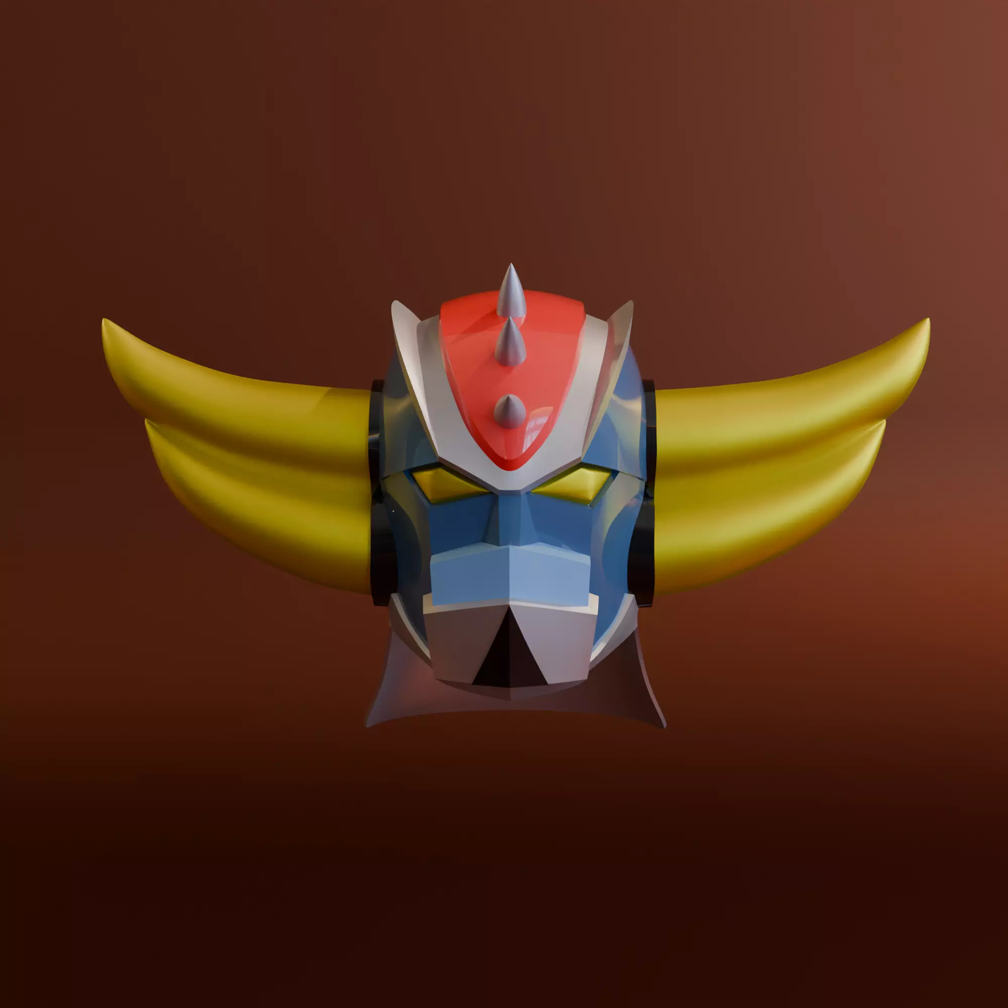 Grendizer Goldorak 1975 Helmet Wearable 3D print model_0