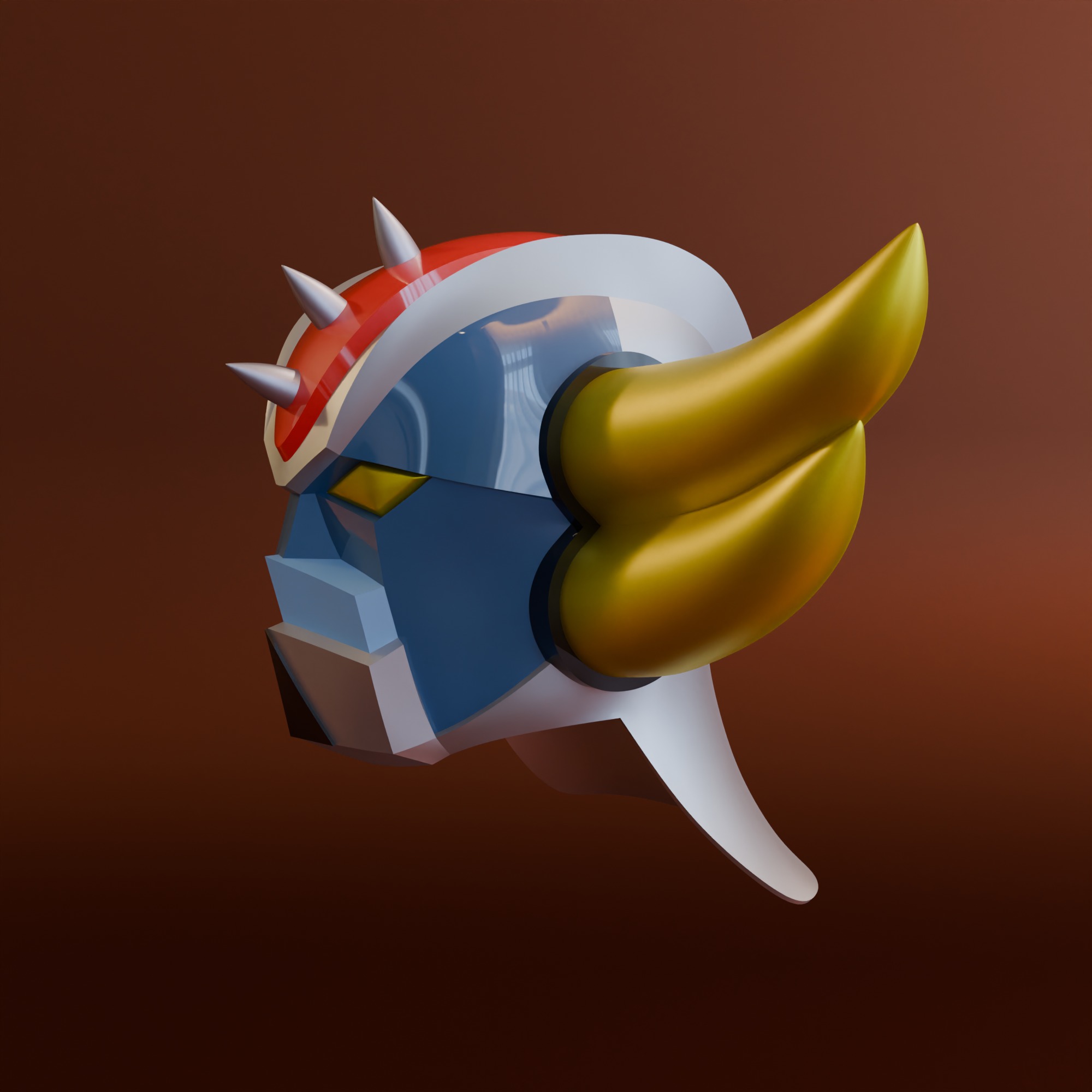 Grendizer Goldorak 1975 Helmet Wearable 3D print model_2