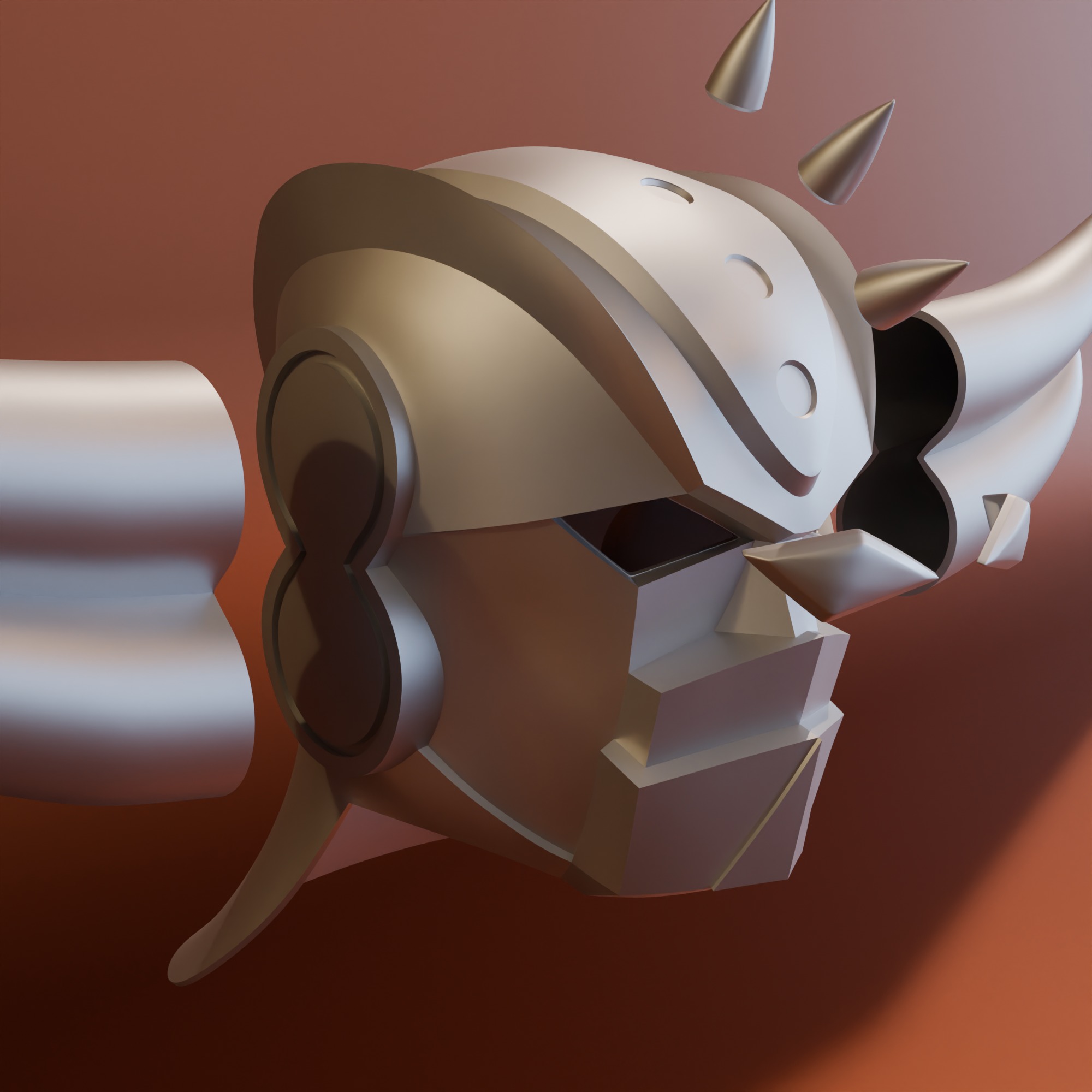 Grendizer Goldorak 1975 Helmet Wearable 3D print model_6