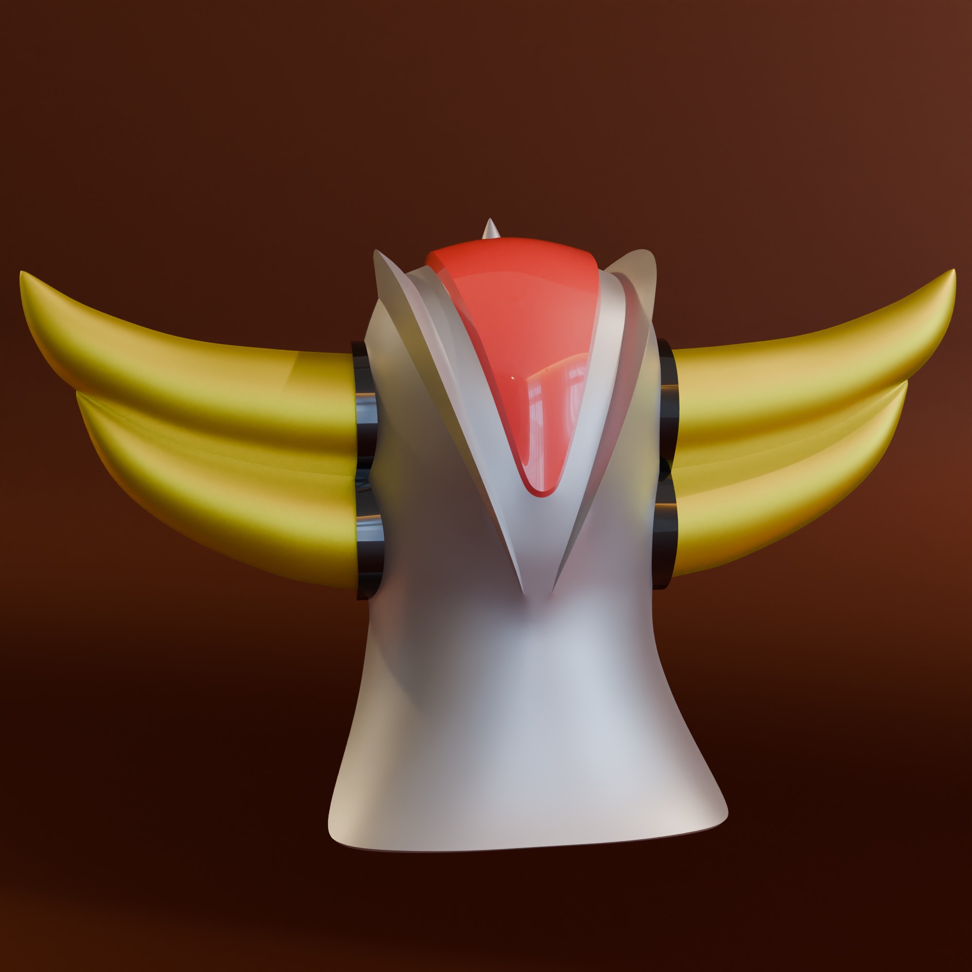 Grendizer Goldorak 1975 Helmet Wearable 3D print model_4