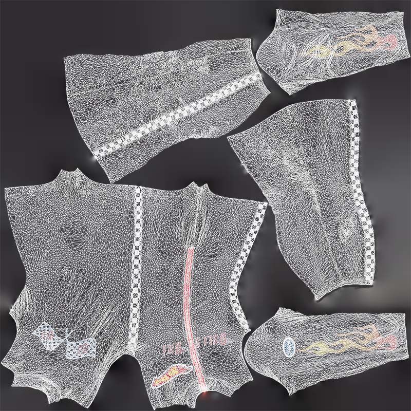 Dollskill Hot Bitch Catsuit Low-poly 3D model_14