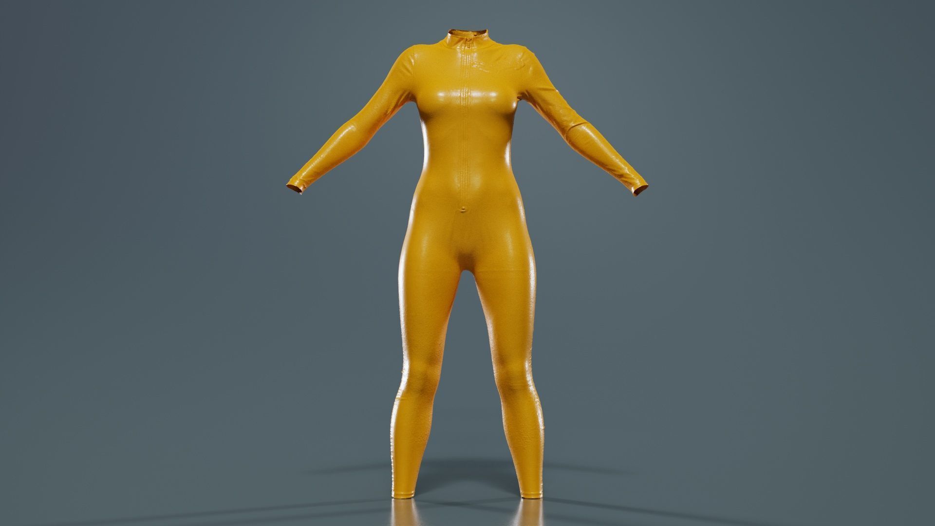 Dollskill Hot Bitch Catsuit Low-poly 3D model_12