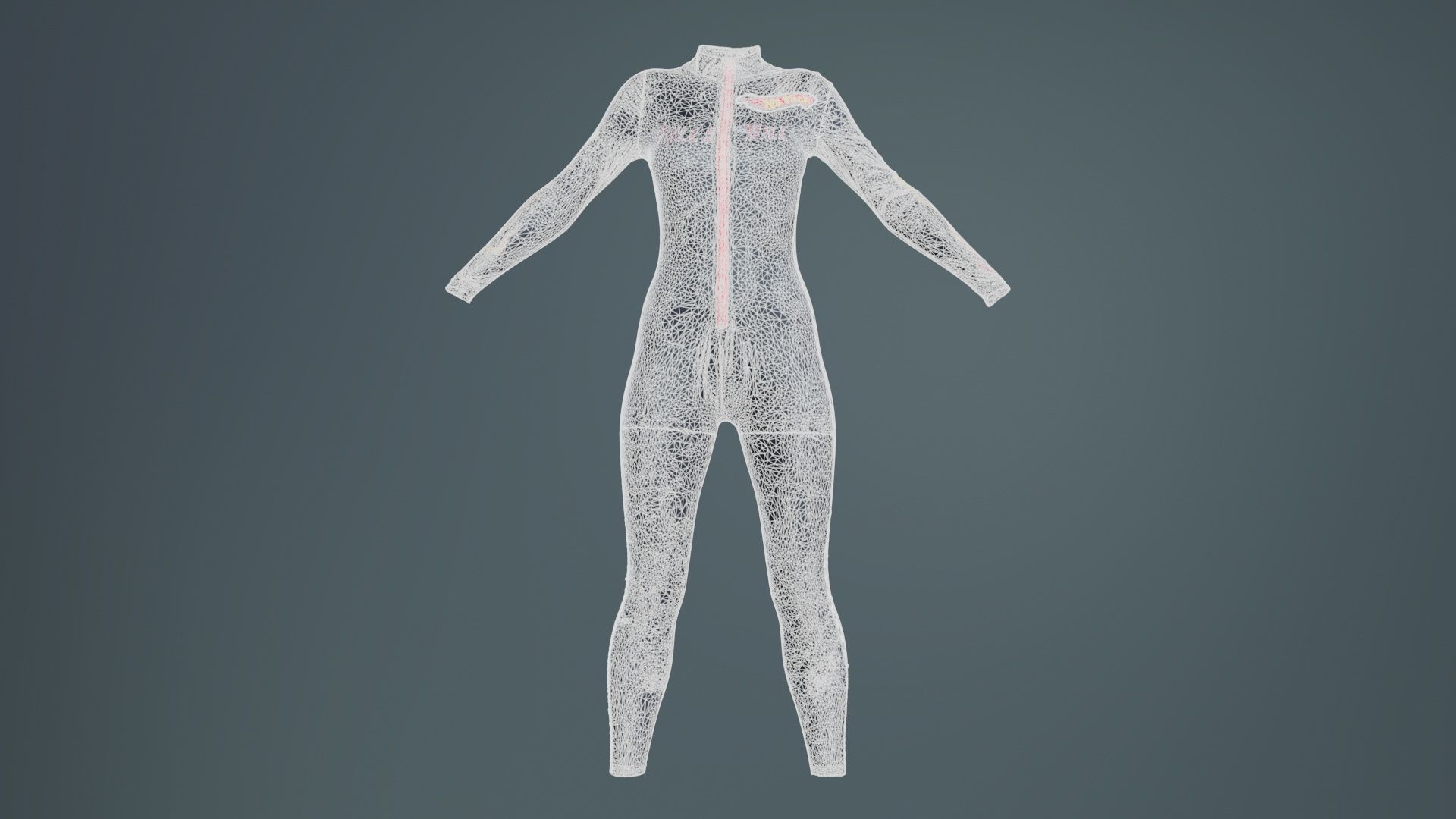 Dollskill Hot Bitch Catsuit Low-poly 3D model_9