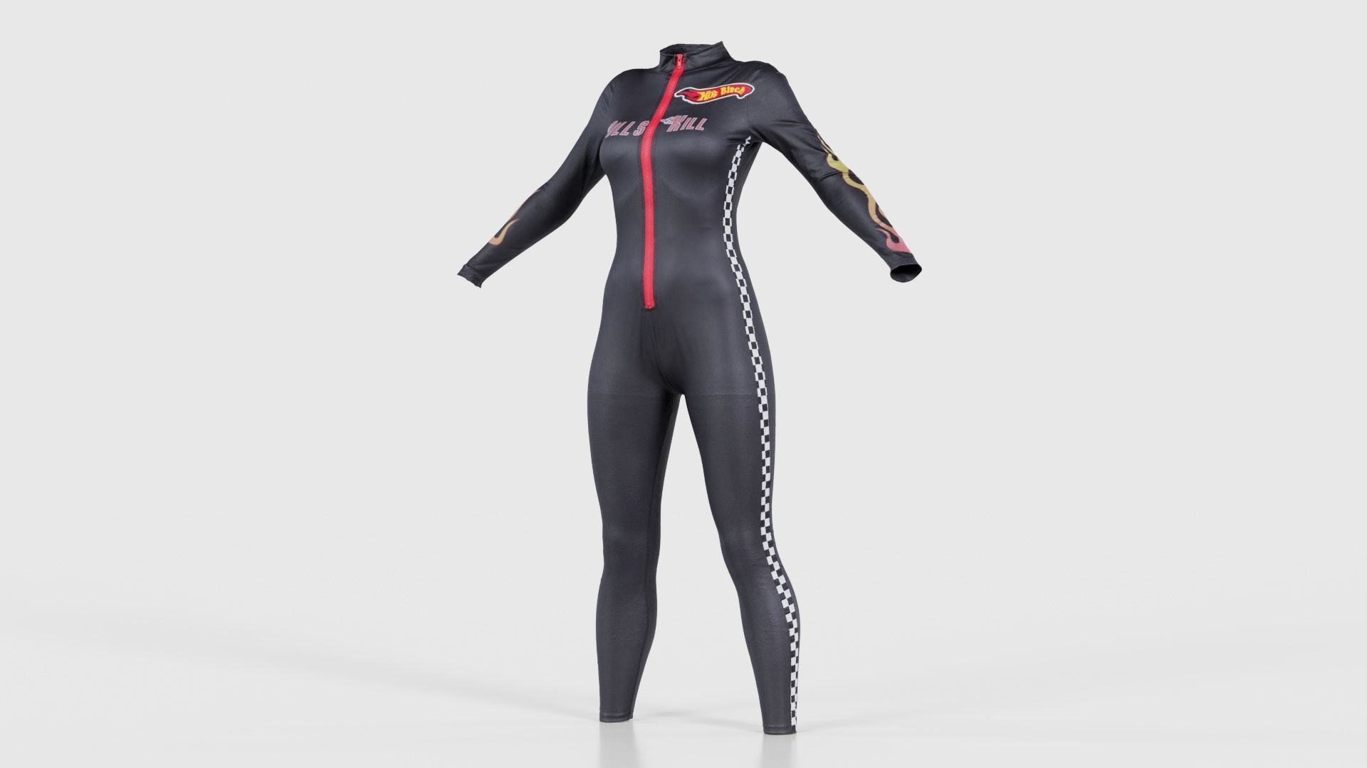 Dollskill Hot Bitch Catsuit Low-poly 3D model_26