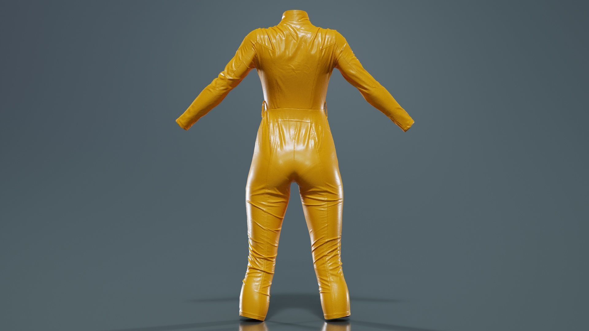 Eagle Catsuit Low-poly 3D model_13