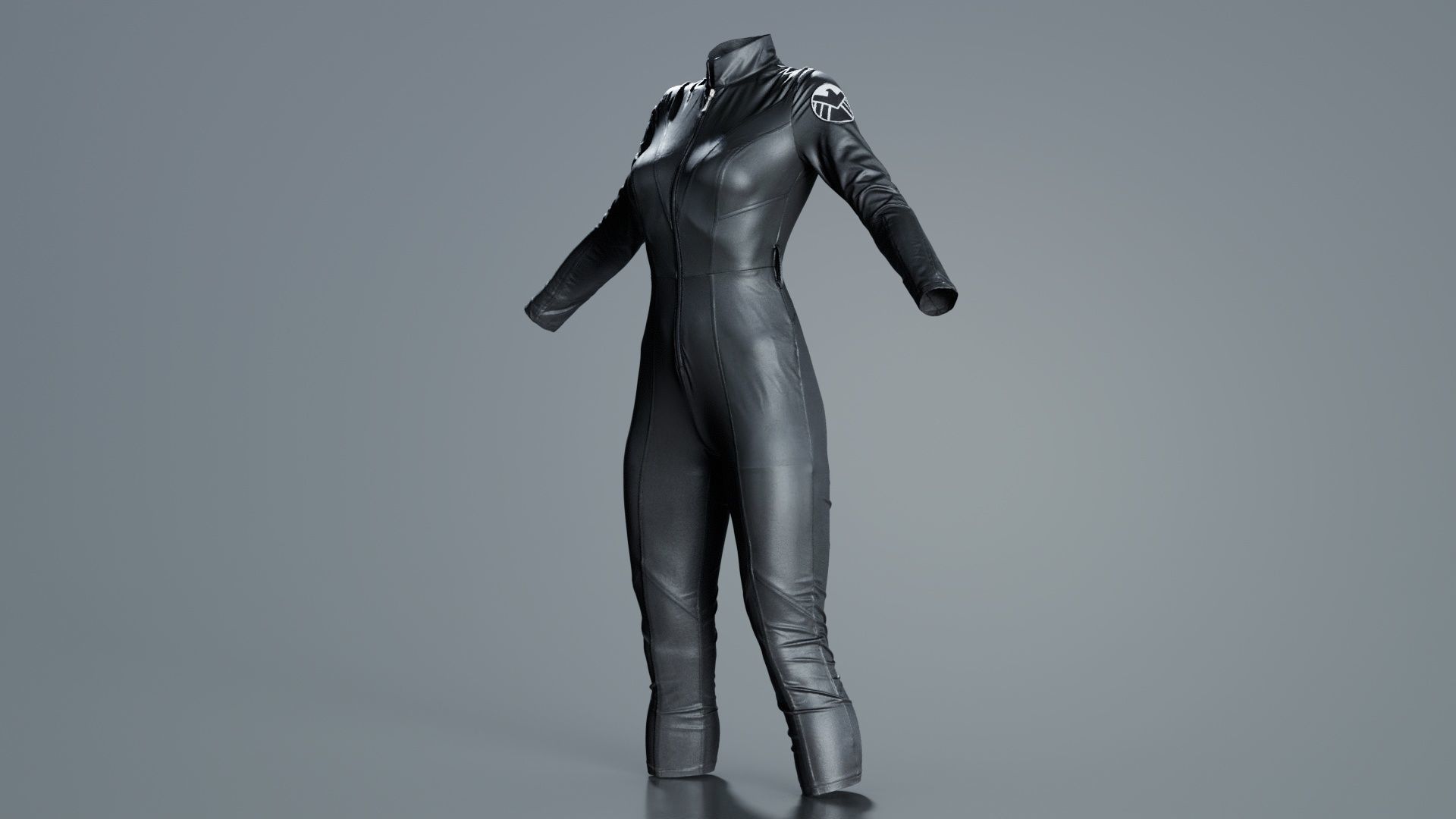Eagle Catsuit Low-poly 3D model_8
