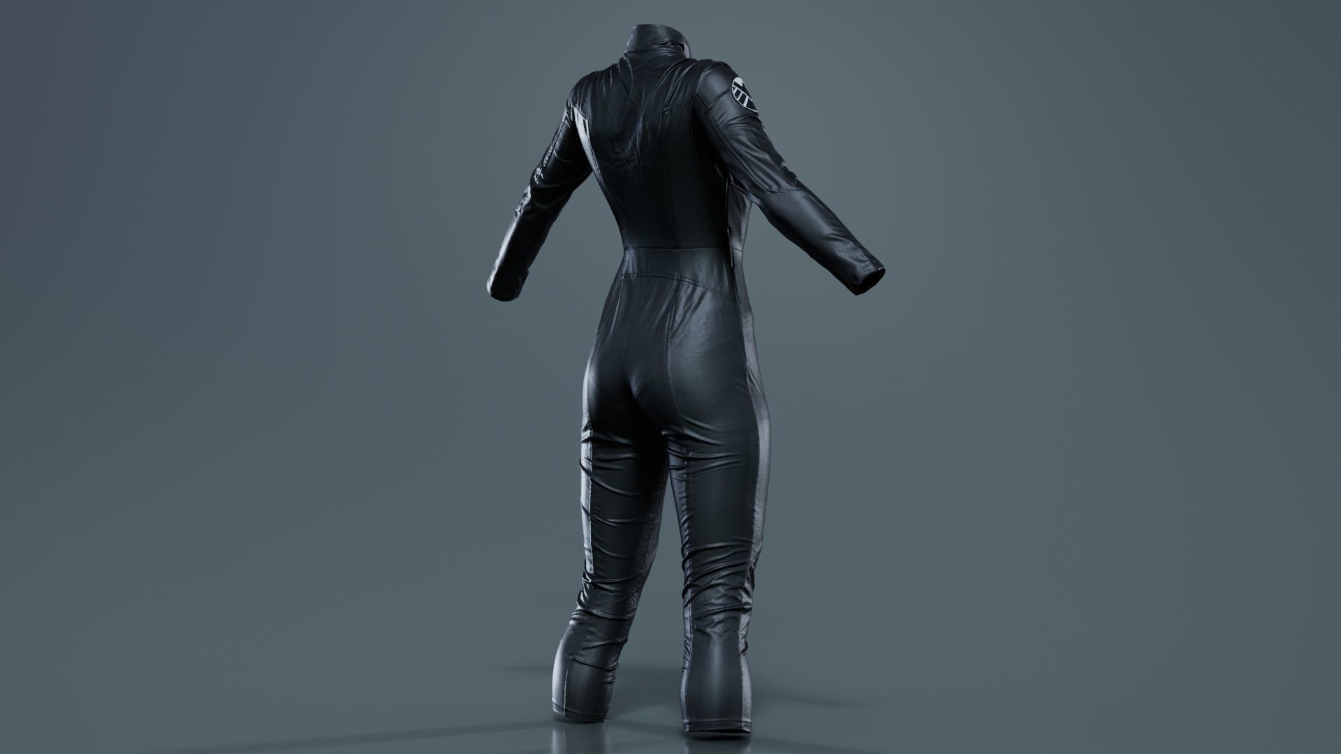 Eagle Catsuit Low-poly 3D model_1