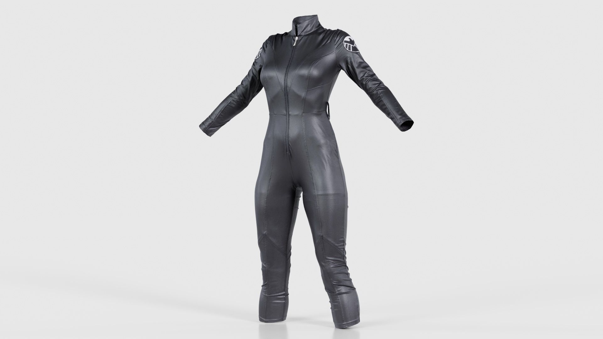 Eagle Catsuit Low-poly 3D model_26