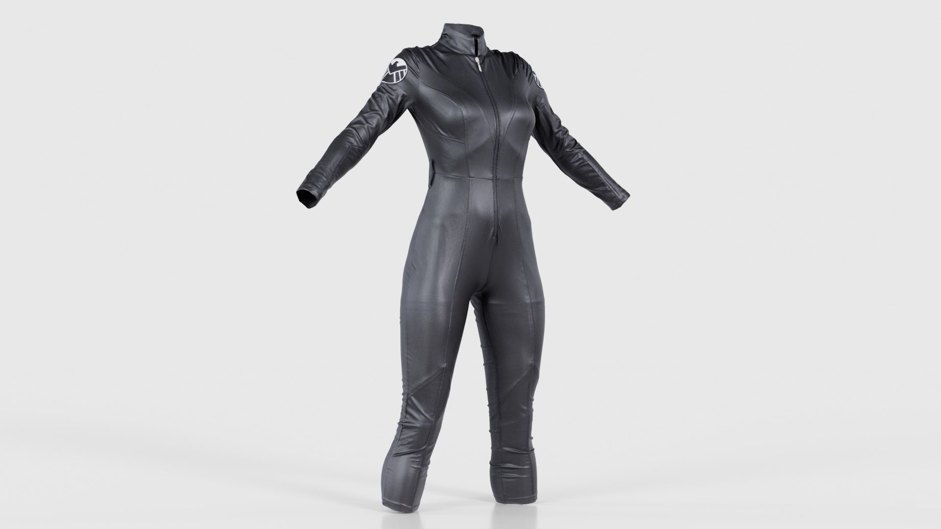 Eagle Catsuit Low-poly 3D model_16